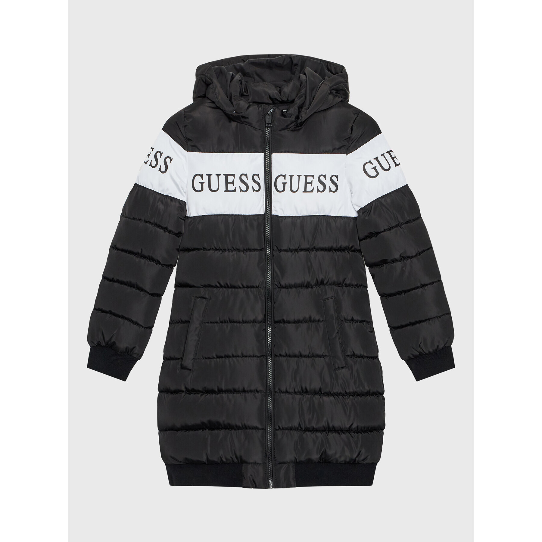 Guess Puhovka J2BL00 WB240 Črna rodijeva prevleka Regular Fit - Pepit.si