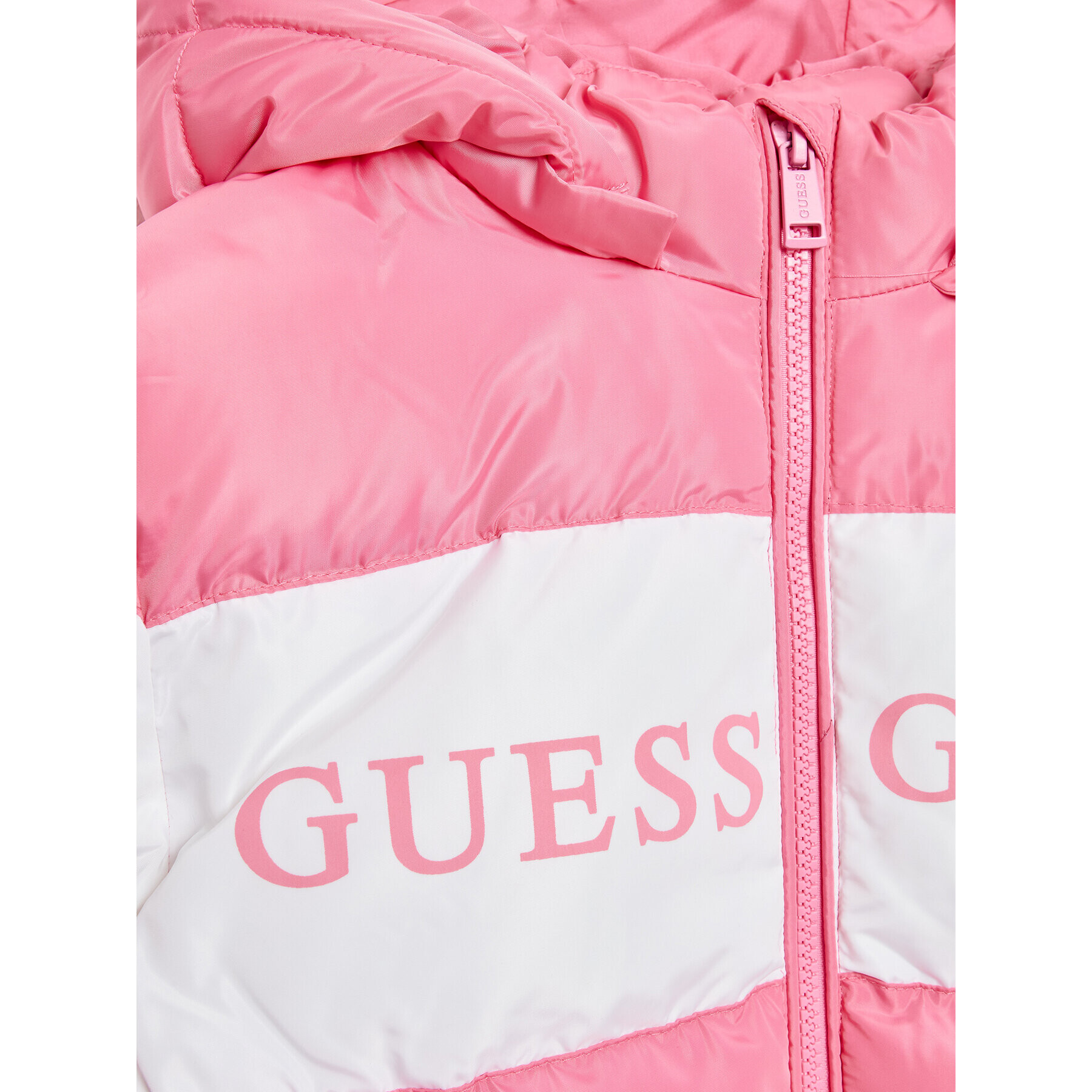 Guess Puhovka J2BL01 WB240 Roza Regular Fit - Pepit.si