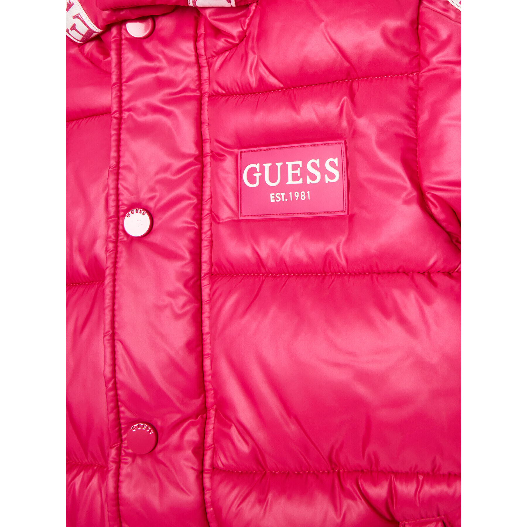 Guess Puhovka J3YL15 WEGY0 Roza Regular Fit - Pepit.si