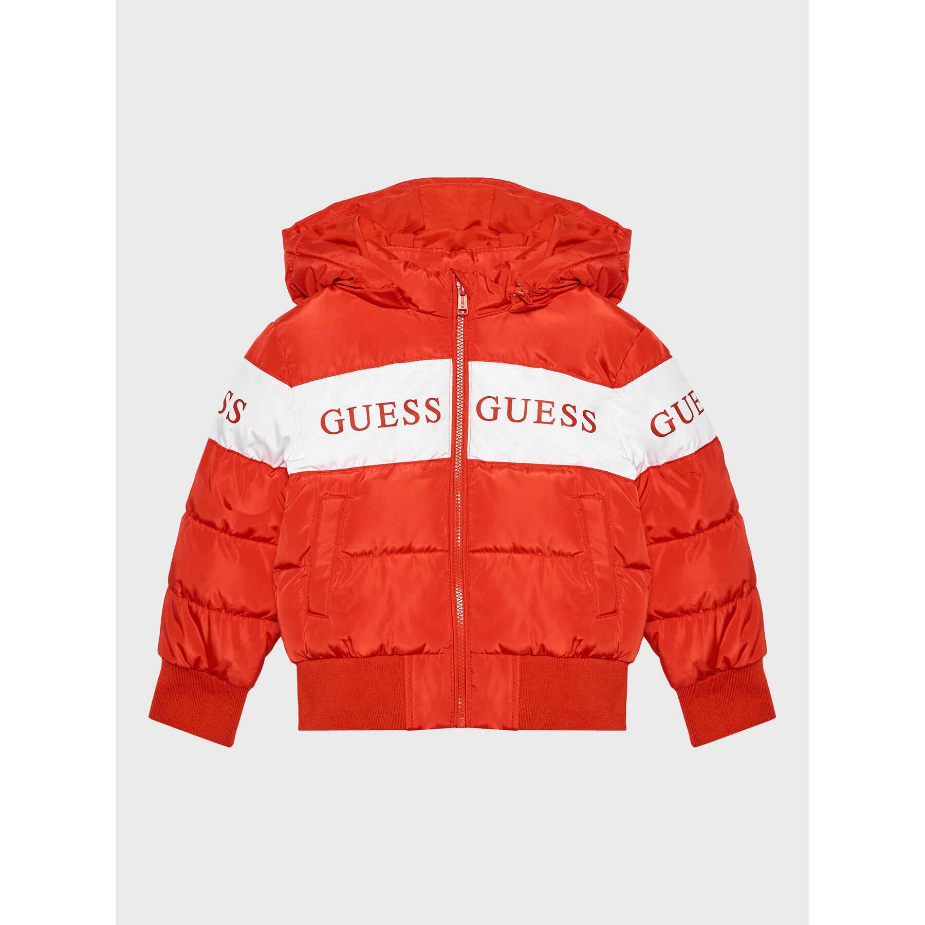 Guess Puhovka K2BL00 WB240 Rdeča Regular Fit - Pepit.si