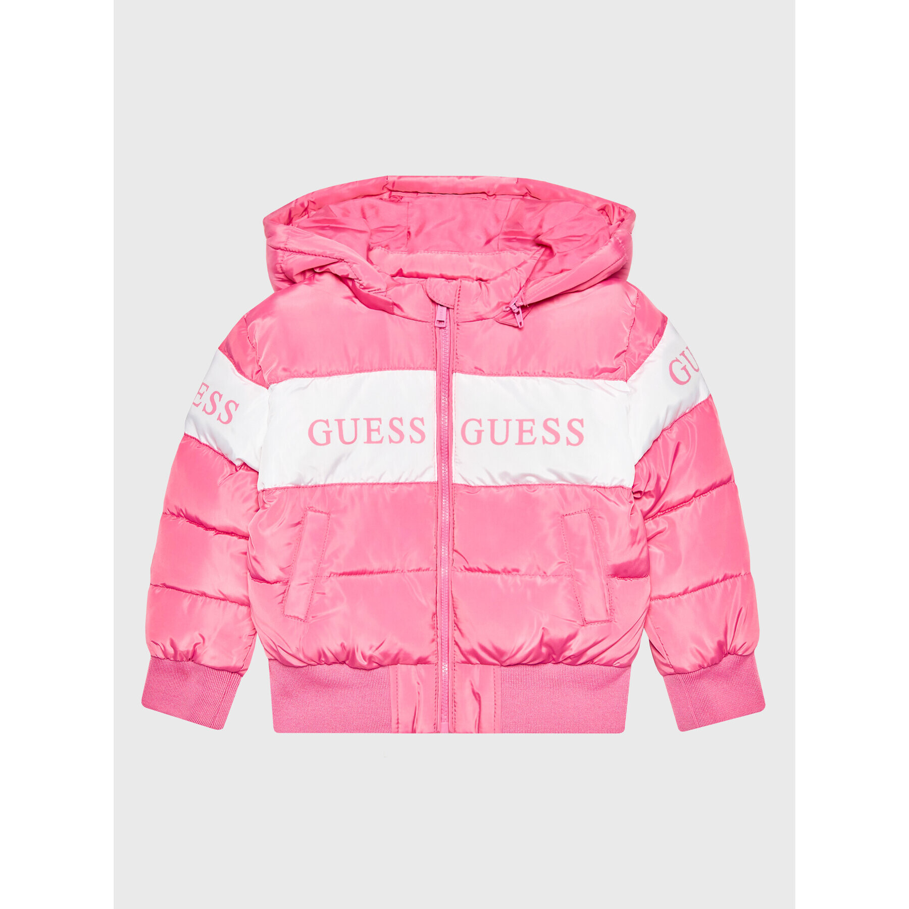 Guess Puhovka K2BL00 WB240 Roza Regular Fit - Pepit.si