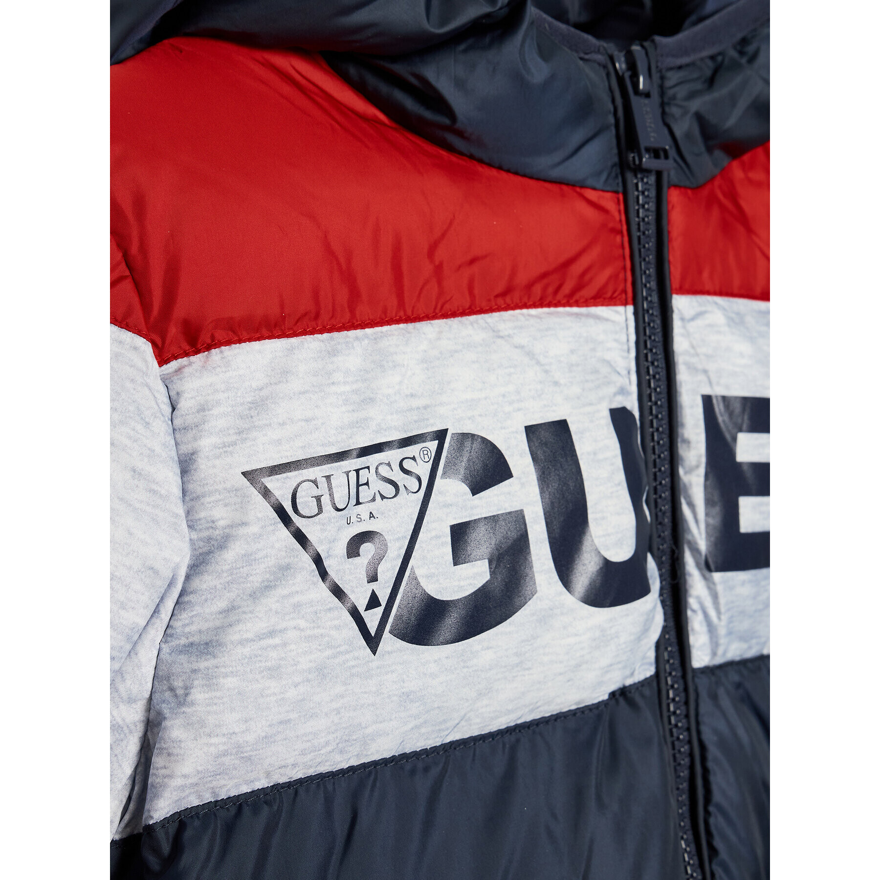 Guess Puhovka L2YL08 WDGX0 Mornarsko modra Regular Fit - Pepit.si