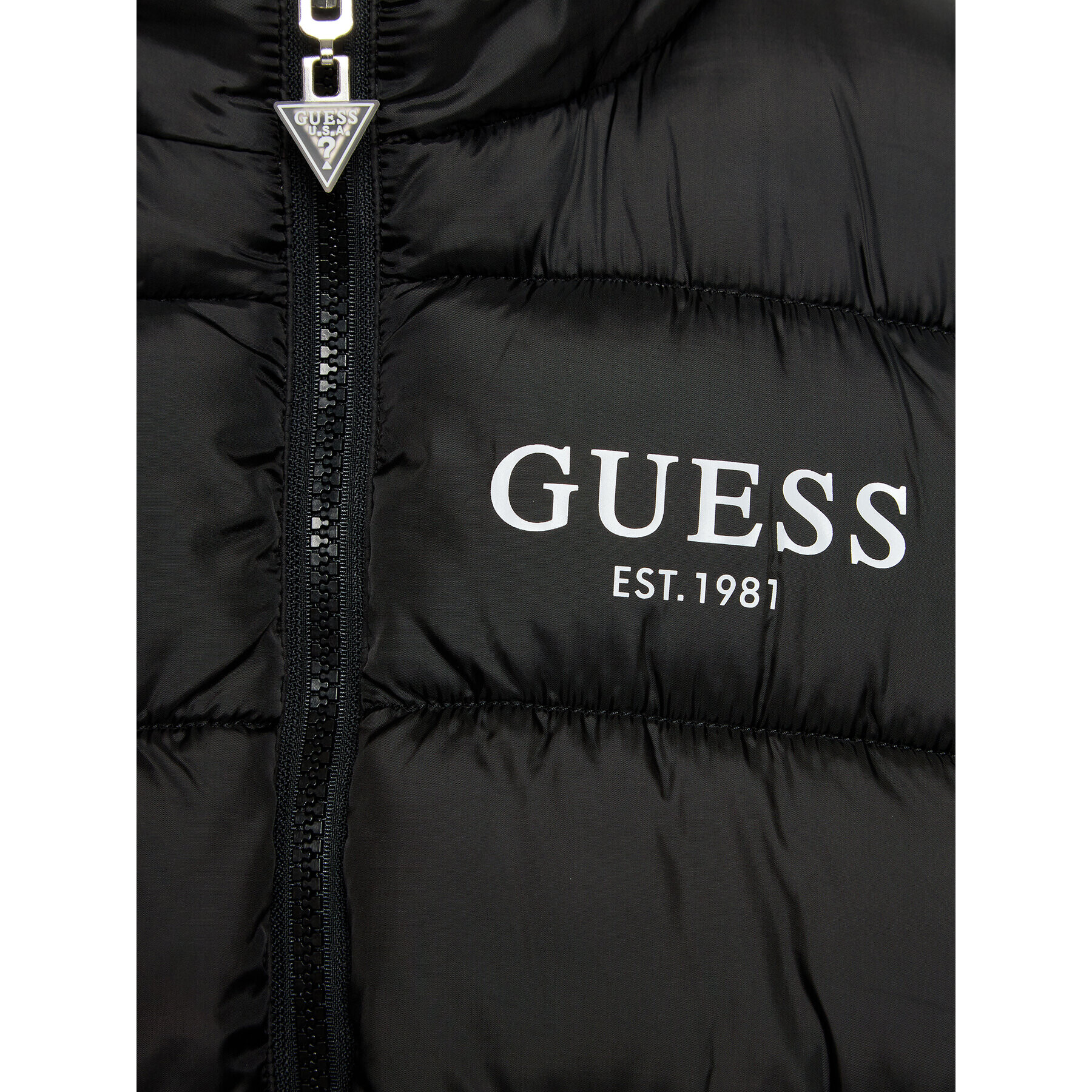 Guess Puhovka L3BL12 WF0A0 Črna Regular Fit - Pepit.si