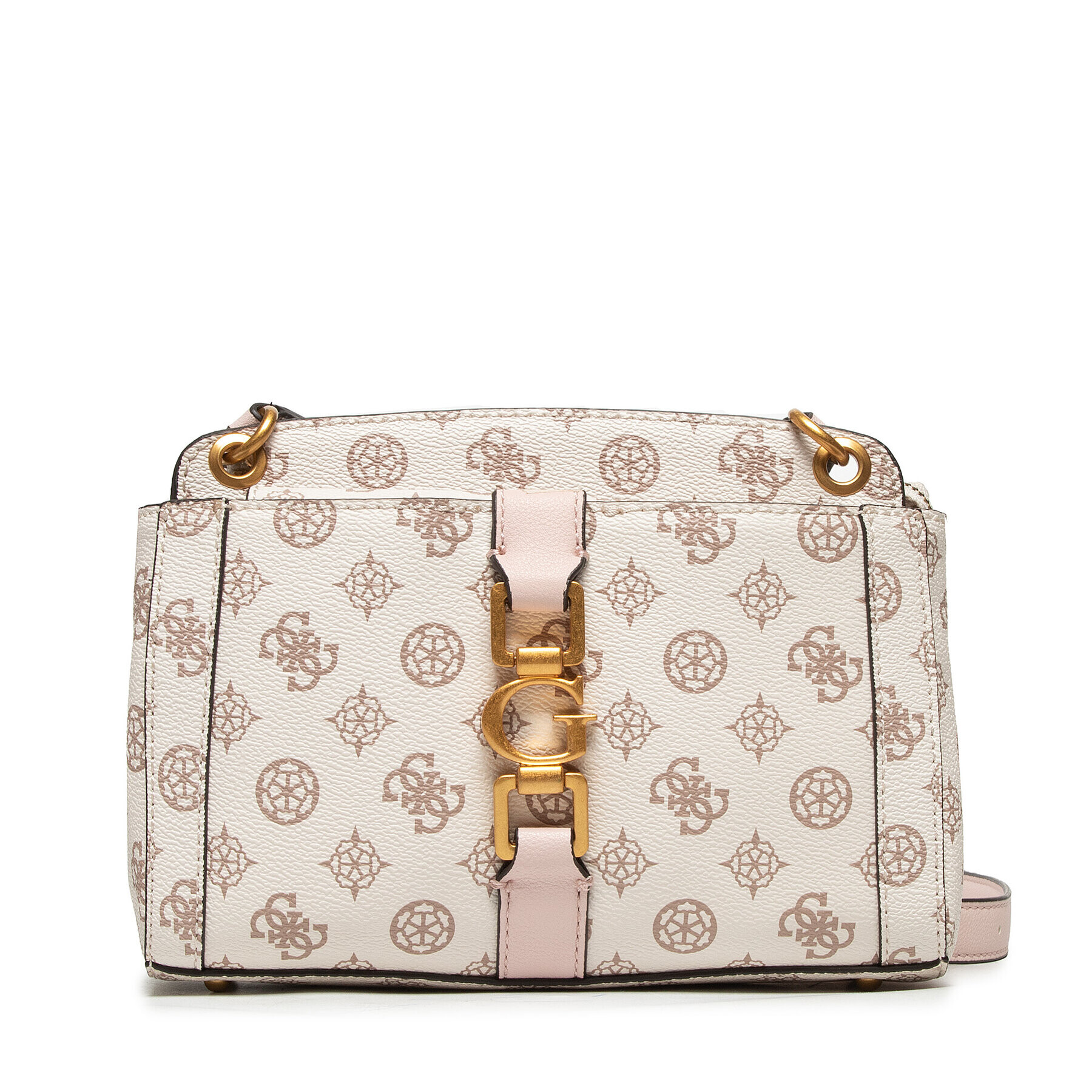 Guess Ročna torba Briana Society Crossbody HWPA84 89140 Bela - Pepit.si