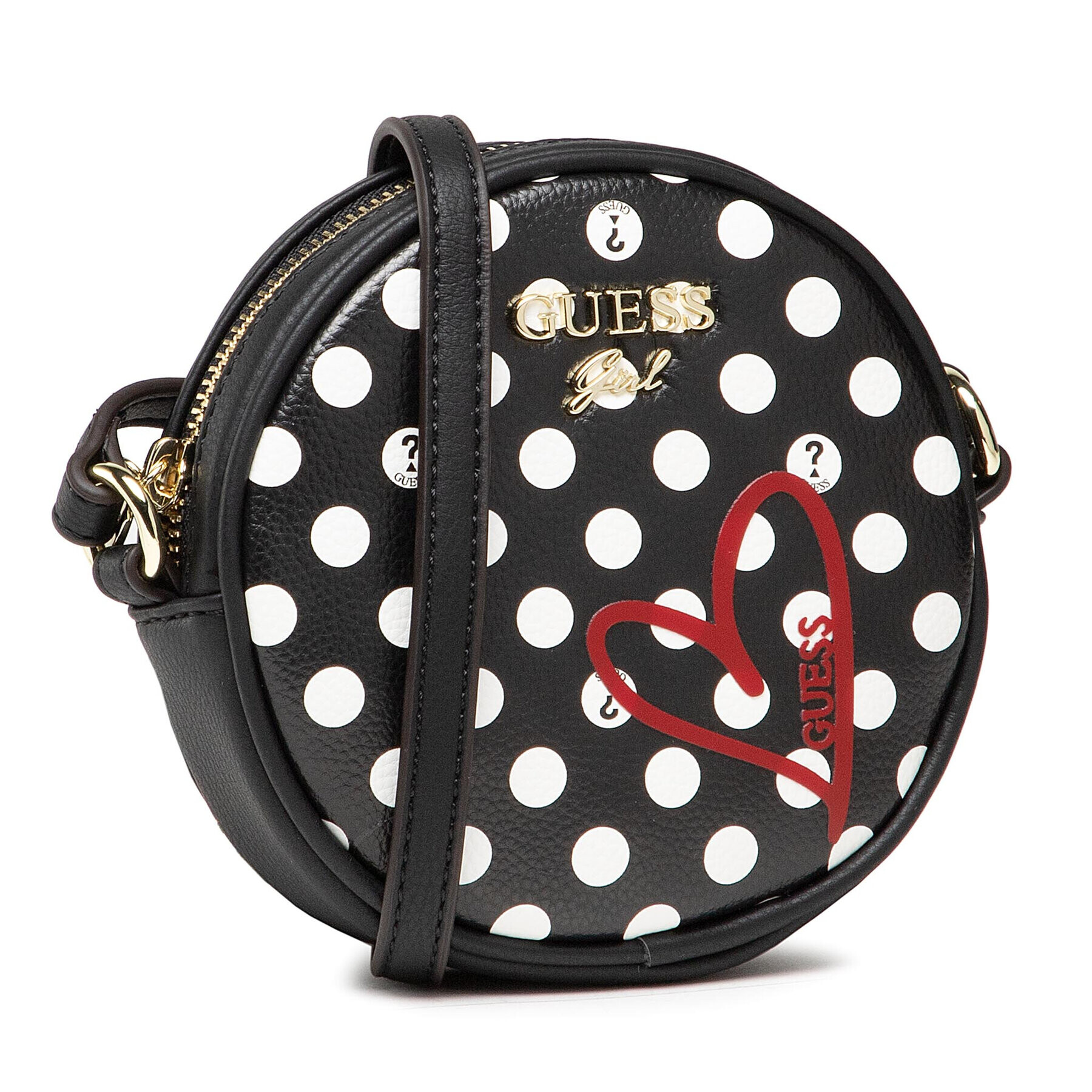 Guess Ročna torba Circle Bag HGALI2 PU221 Črna - Pepit.si