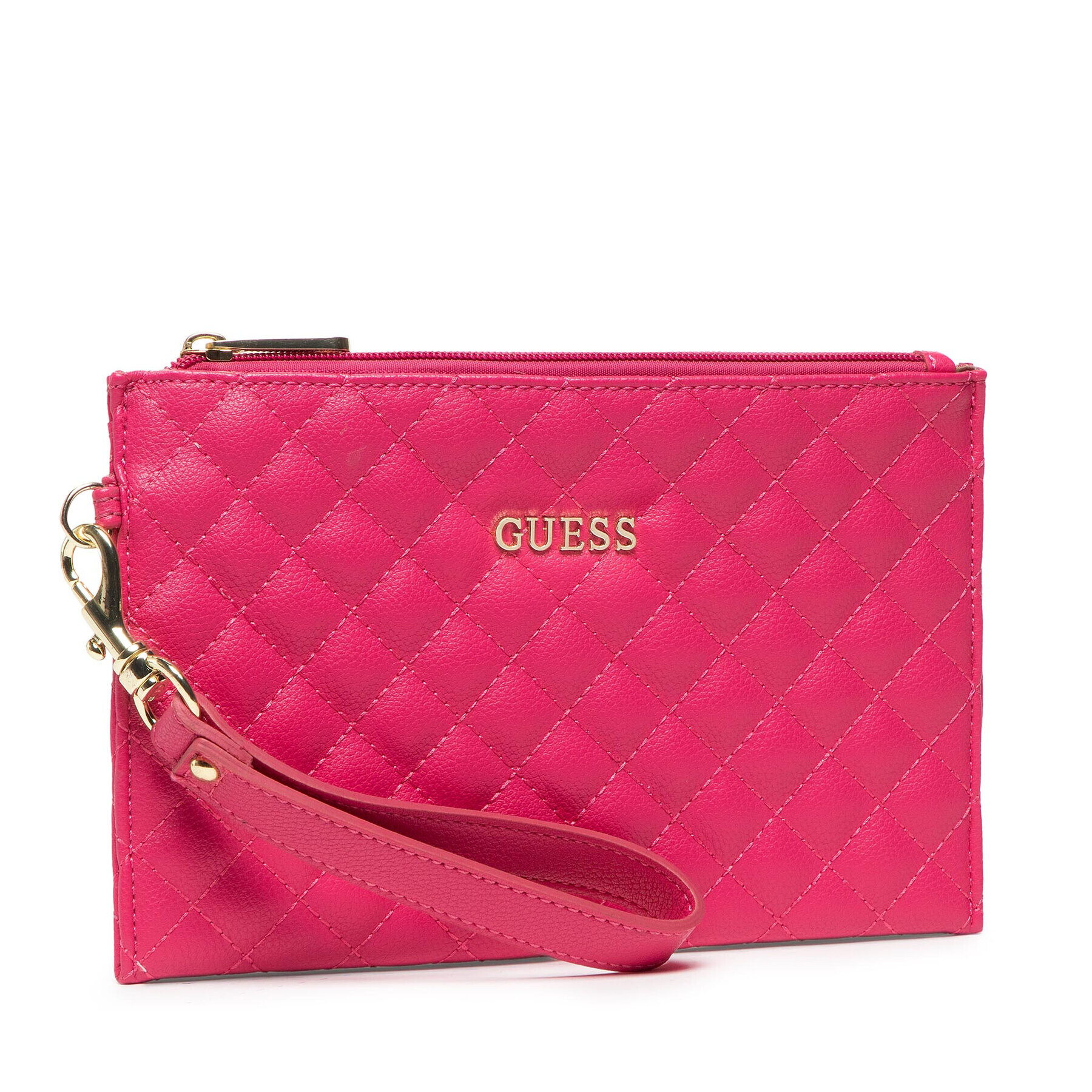 Guess Ročna torba Earlene Flat Top Zip PWEARL P2202 Roza - Pepit.si