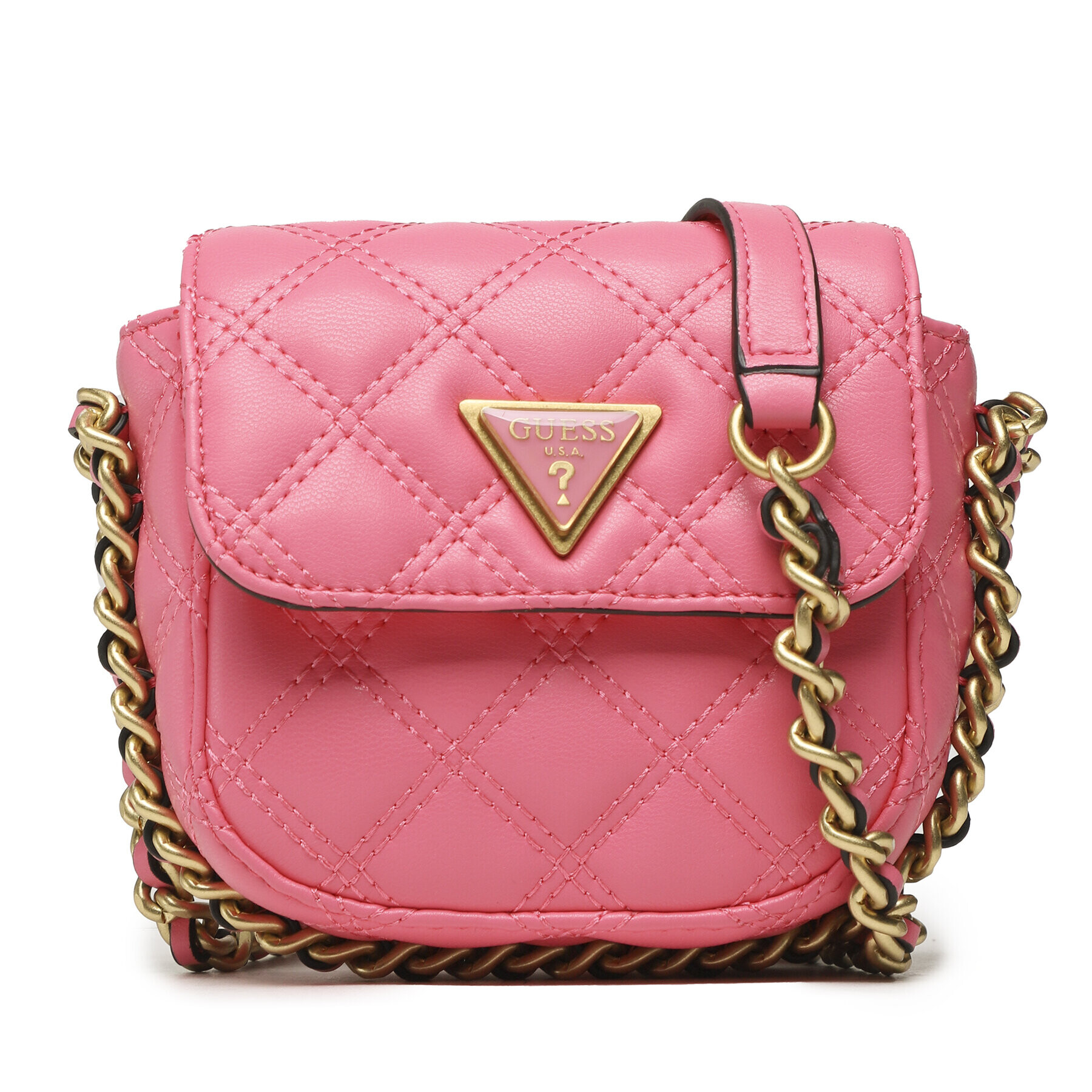 Guess Ročna torba Giully (QA) Mini Bags HWQA87 48730 Roza - Pepit.si