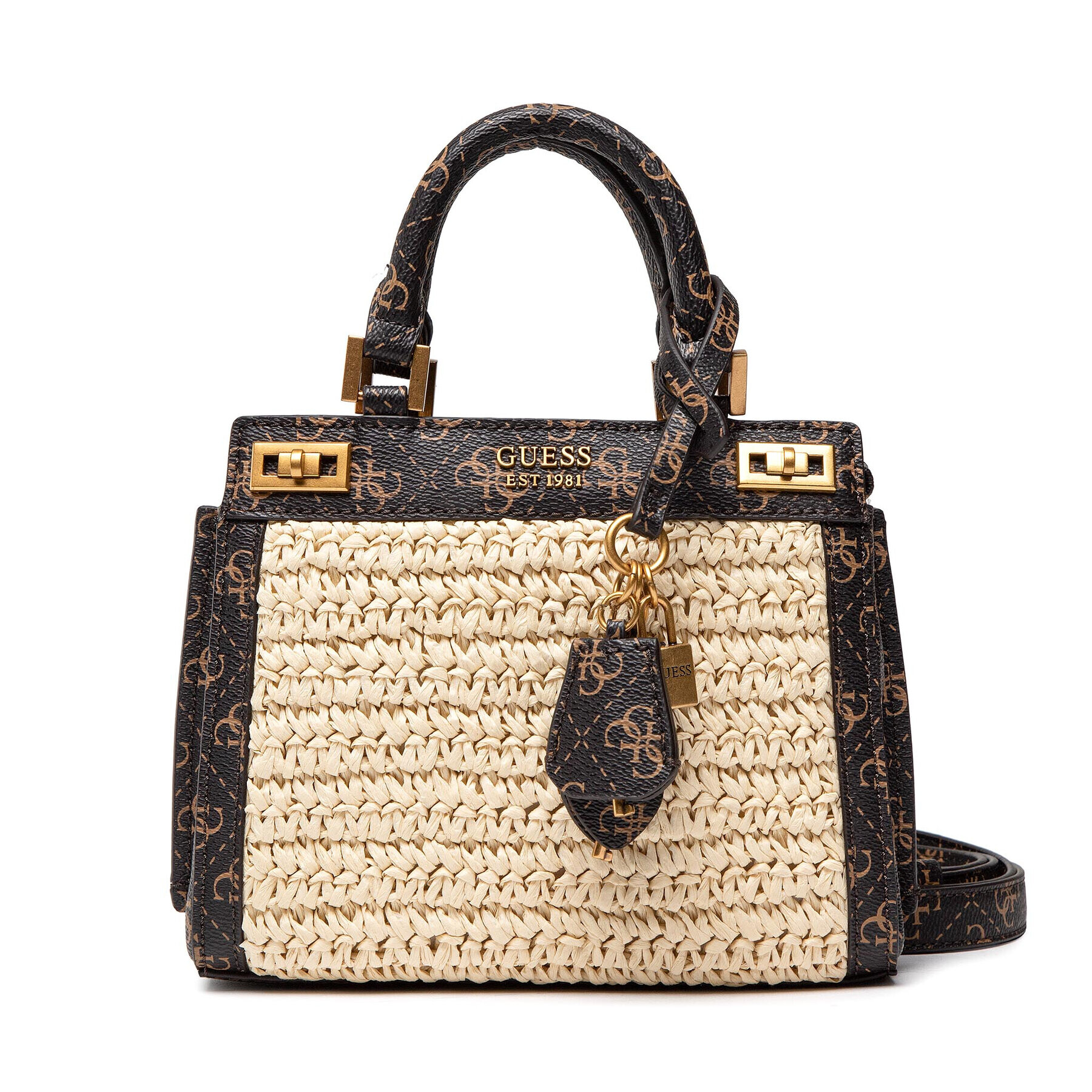 Guess Ročna torba Katey (WL) Mini Bags HWWL78 70730 Bež - Pepit.si