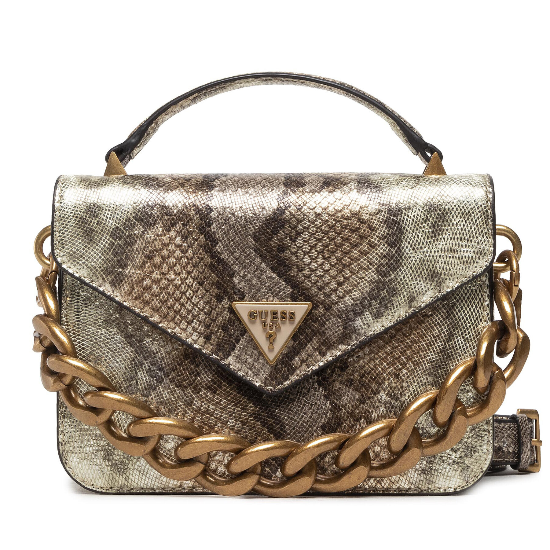 Guess Ročna torba Retour (KB) Mini Bags HWKB86 64780 Zlata - Pepit.si