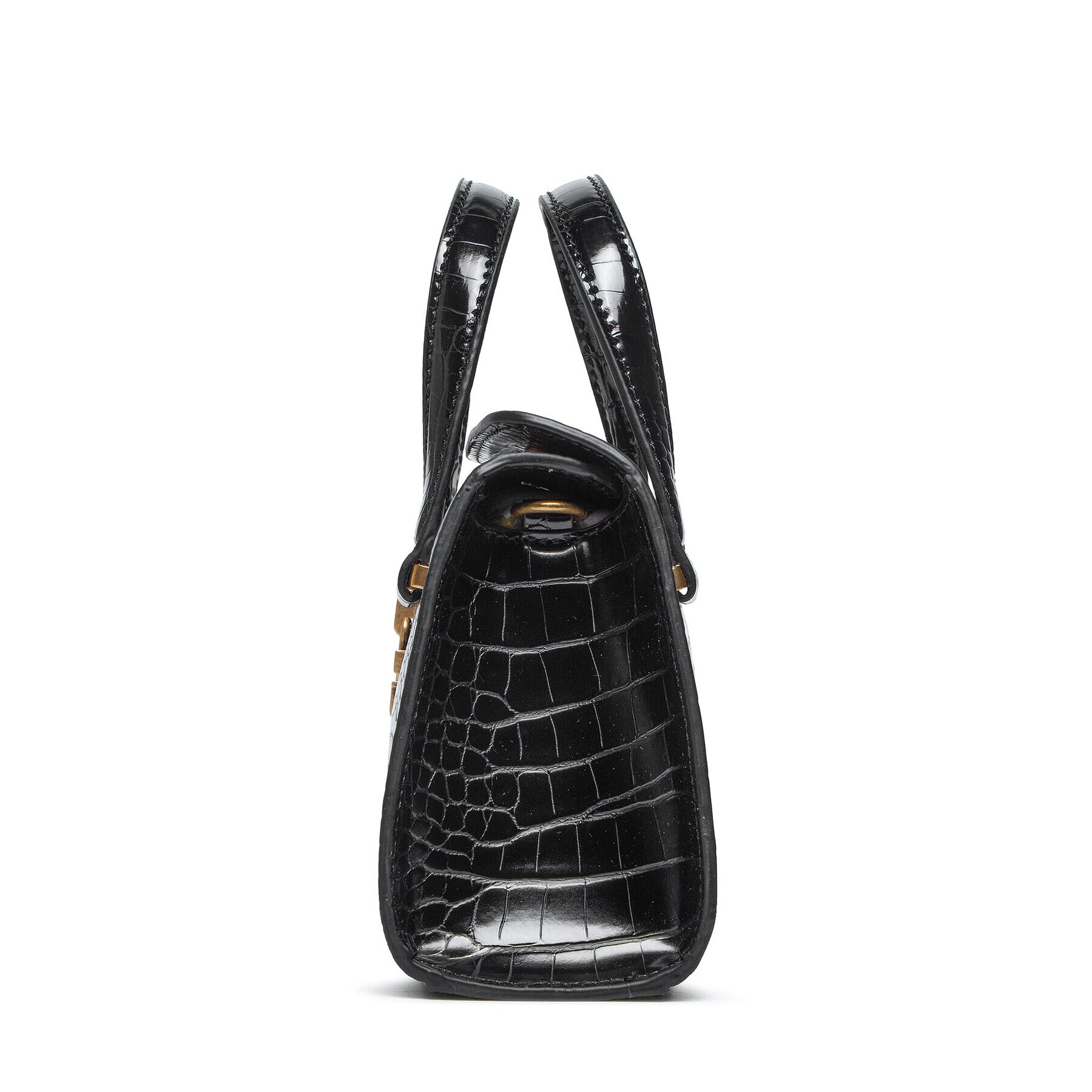 Guess Ročna torba Stephi Mini Satchel HWCB78 75760 Črna - Pepit.si