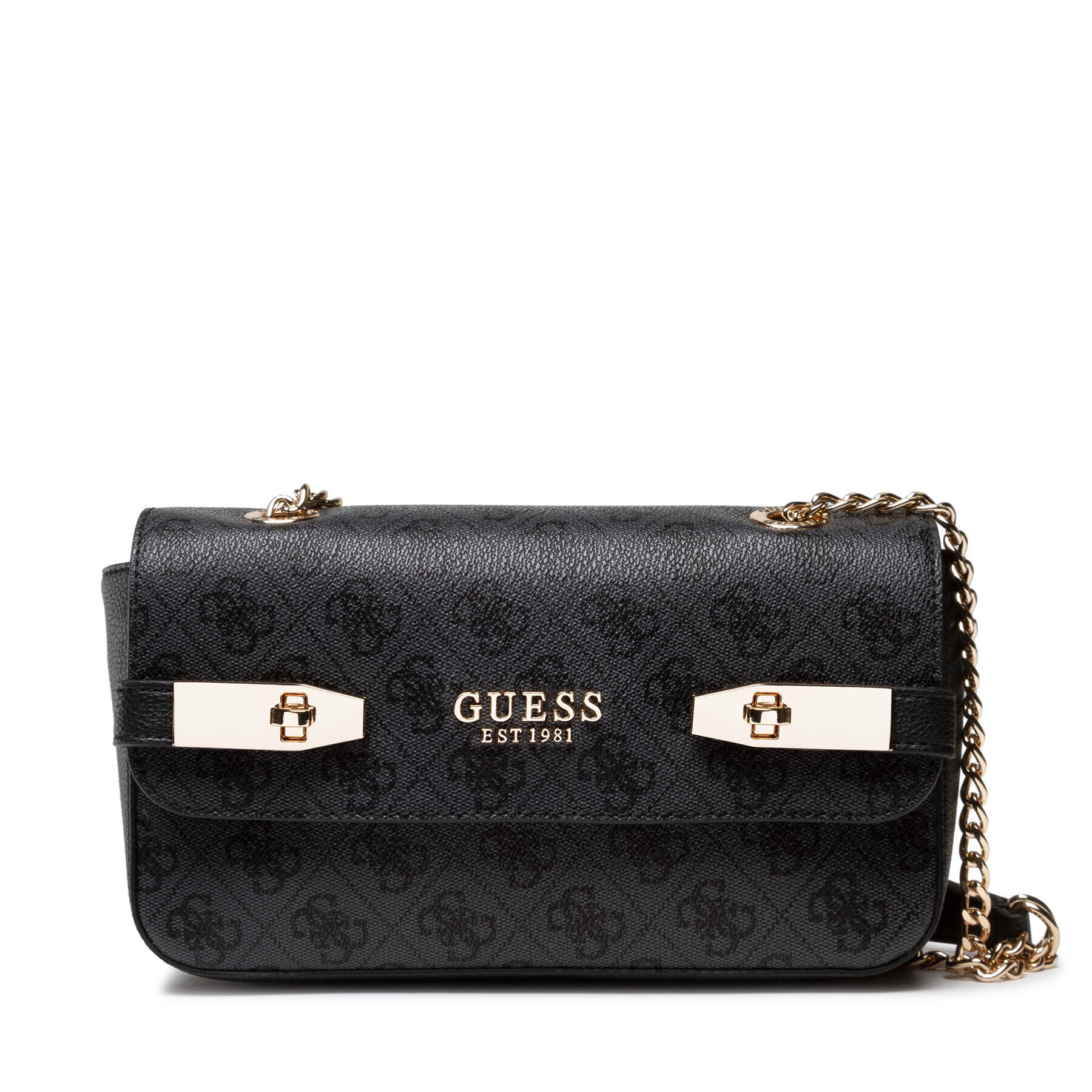 Guess Ročna torba Zadie Logo Cnvrtble Xbdy Flap HWSG83 96210 Siva - Pepit.si