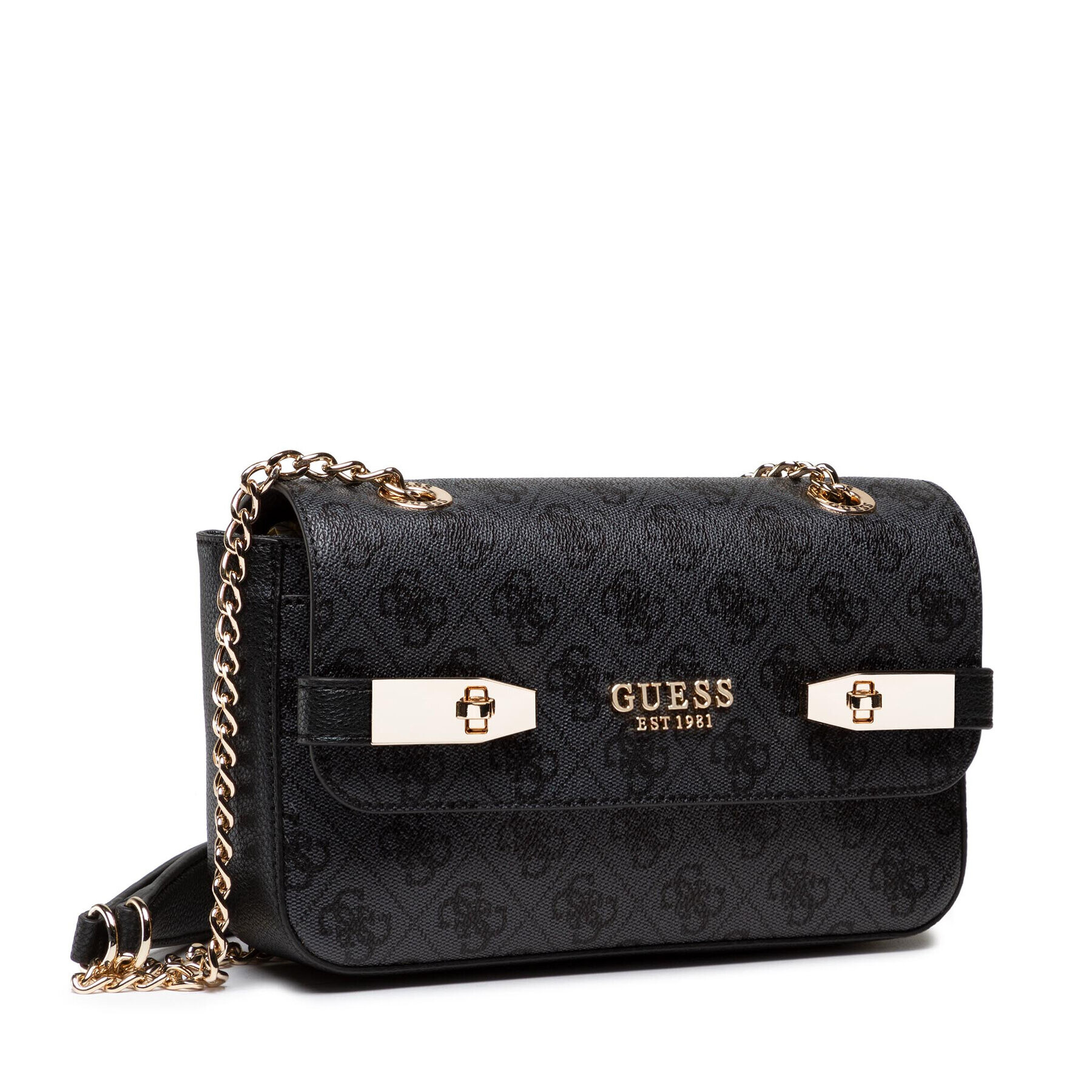 Guess Ročna torba Zadie Logo Cnvrtble Xbdy Flap HWSG83 96210 Siva - Pepit.si