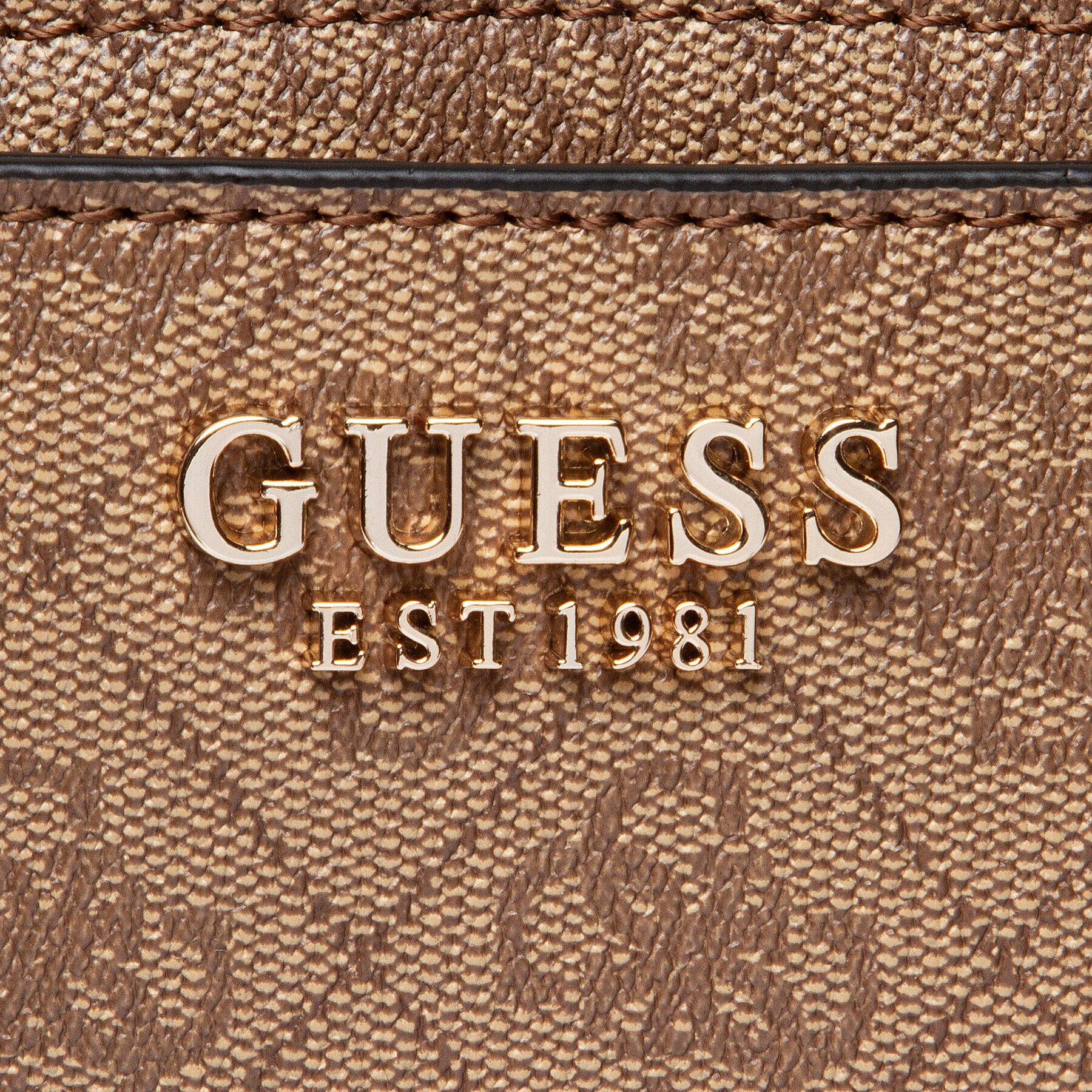 Guess Ročna torba Zadie Logo Elite Xbody Top Zip HWSG83 96720 Rjava - Pepit.si