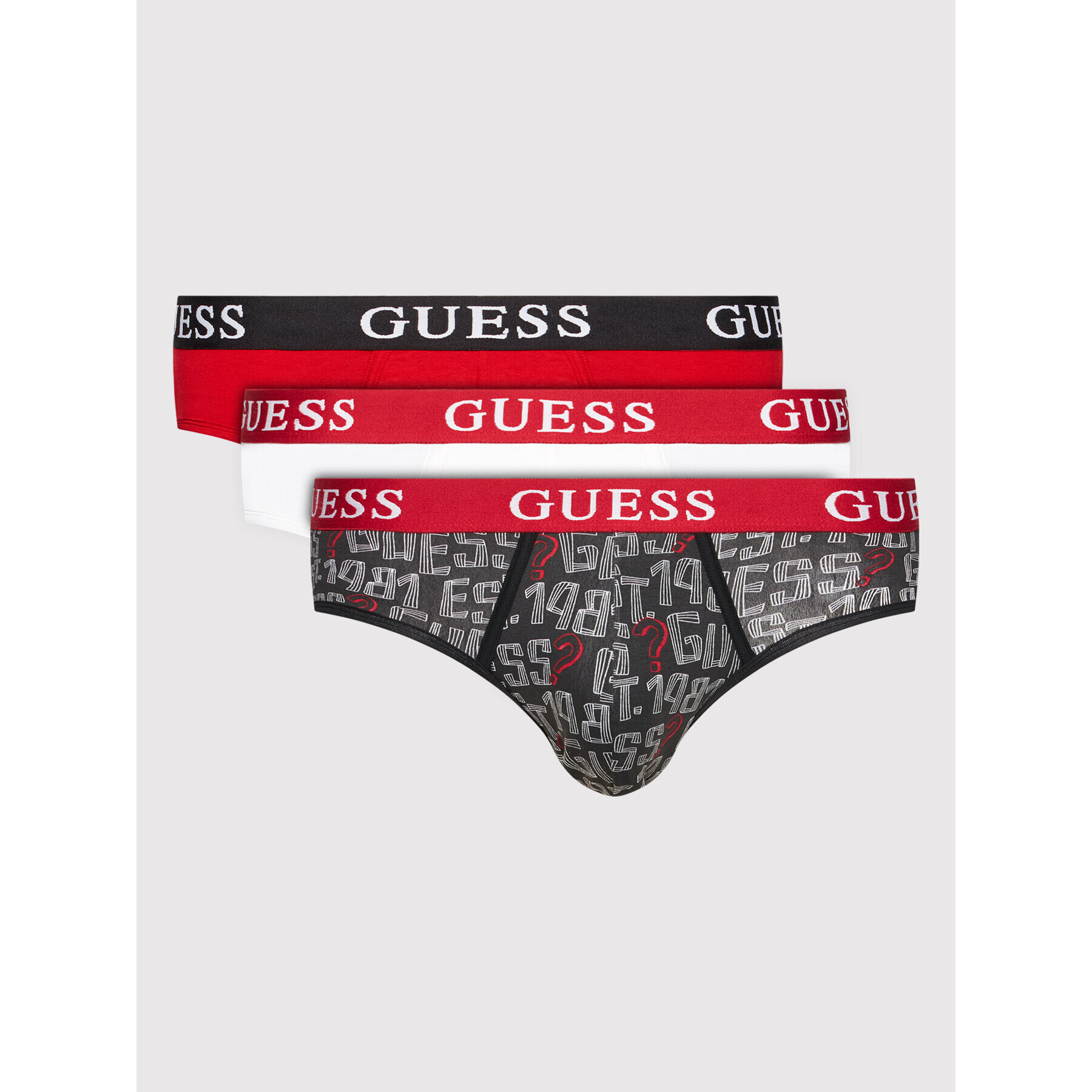 Guess Set 3 sponjic U1BG02 K6YW1 Rdeča - Pepit.si