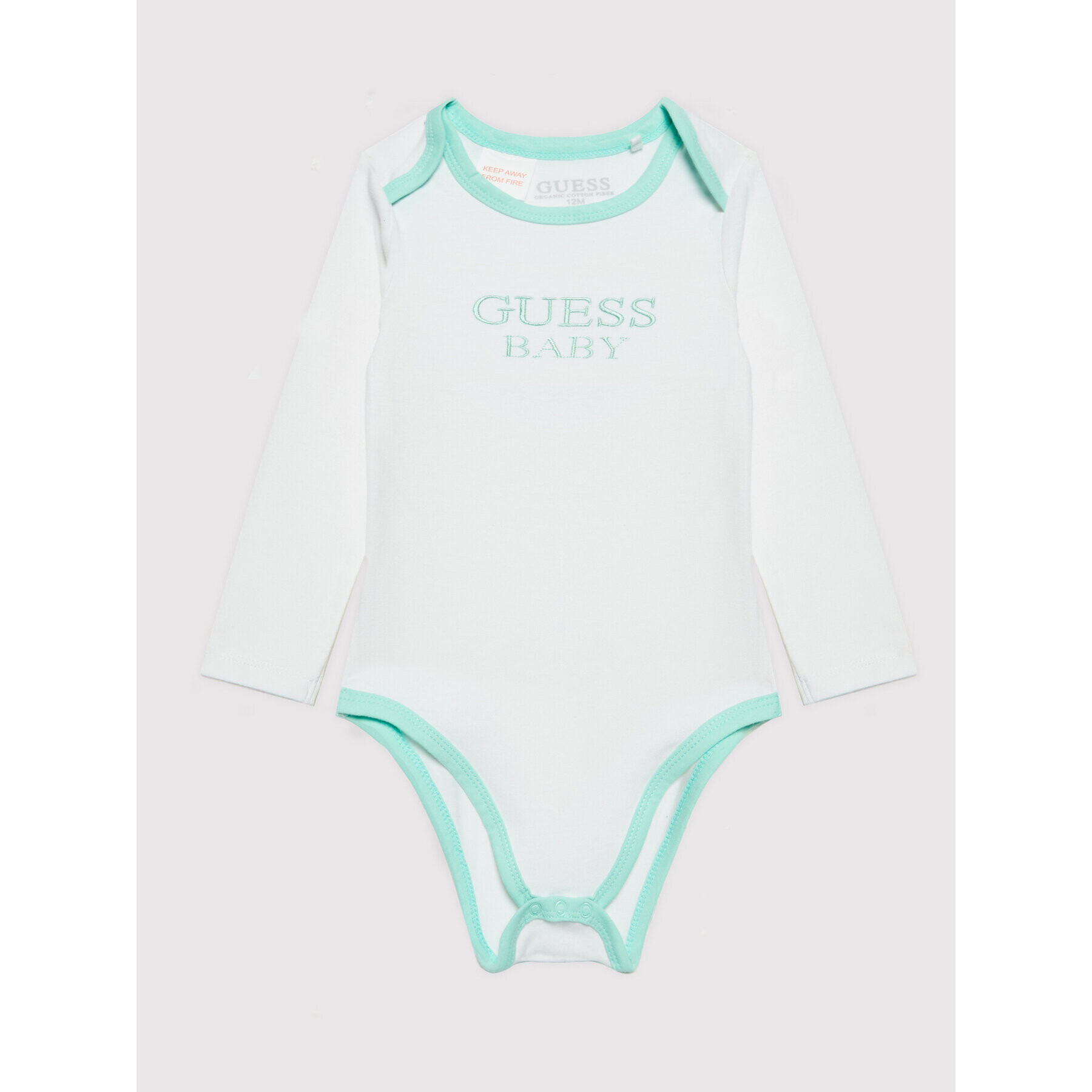 Guess Set jopica body in spodji del trenirke H2YW04 KA6W3 Zelena Regular Fit - Pepit.si