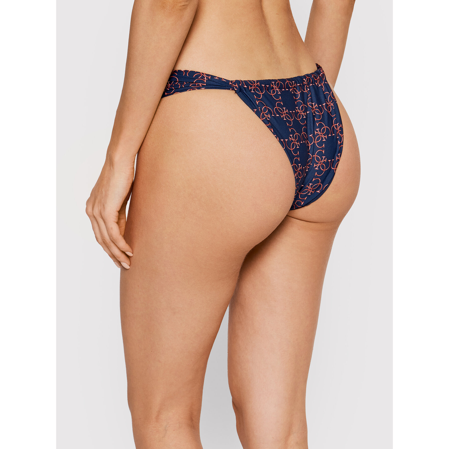 Guess Spodnji del bikini E2GO18 MC04R Mornarsko modra - Pepit.si