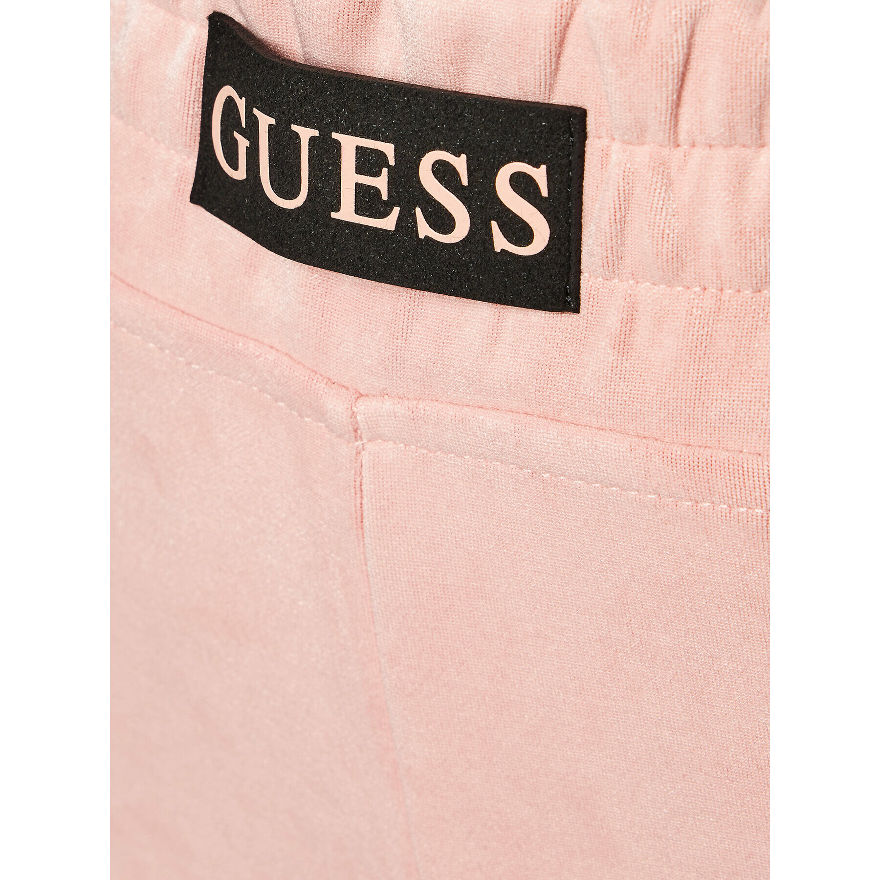 Guess Spodnji del trenirke V3BB00 KBC00 Roza Regular Fit - Pepit.si