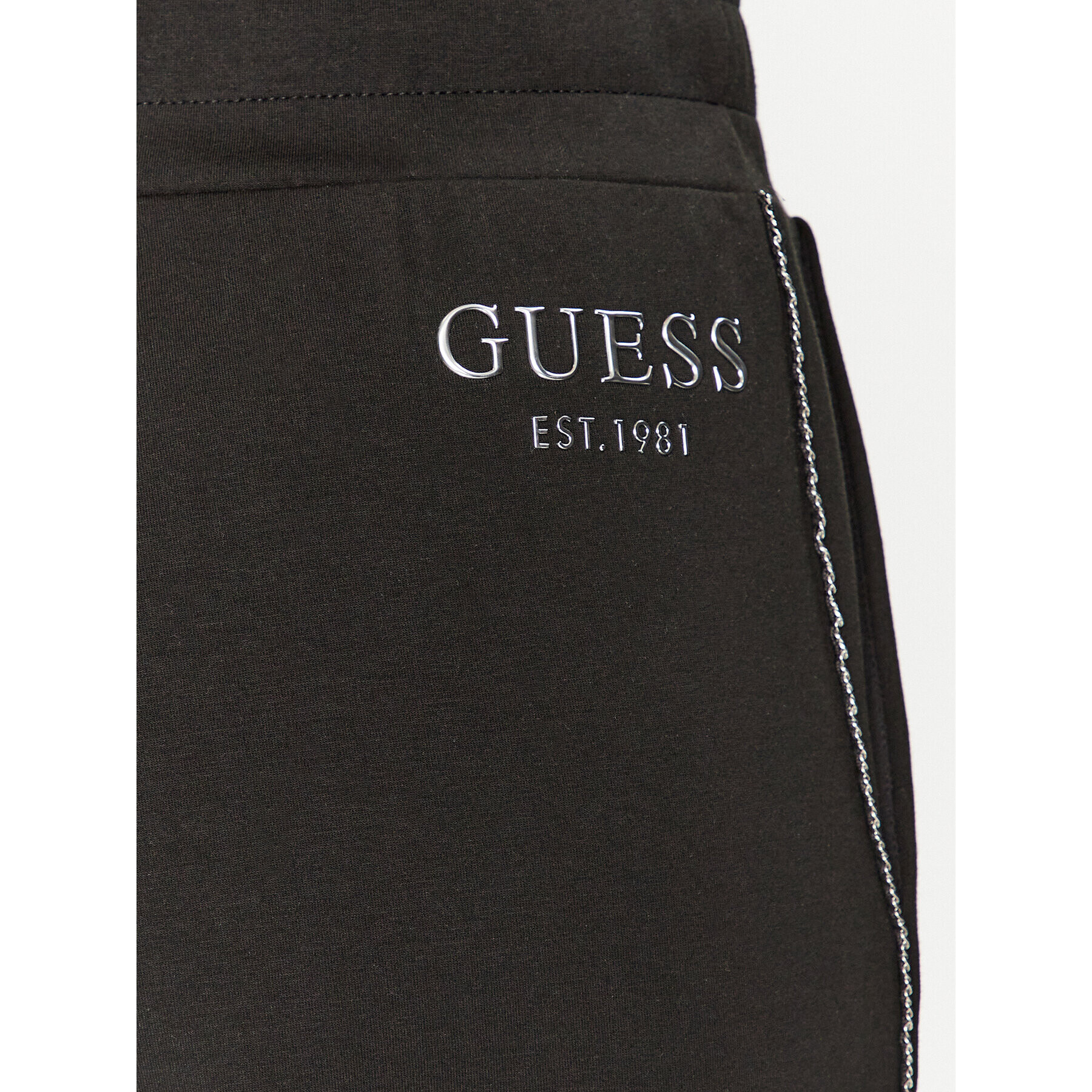 Guess Spodnji del trenirke W3YB18 KB932 Črna Regular Fit - Pepit.si