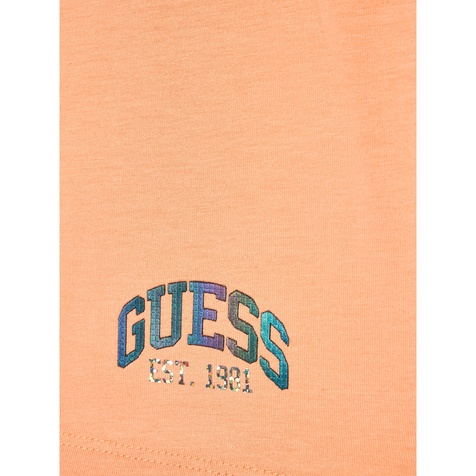 Guess Športne kratke hlače J3RD09 J1311 Oranžna Slim Fit - Pepit.si