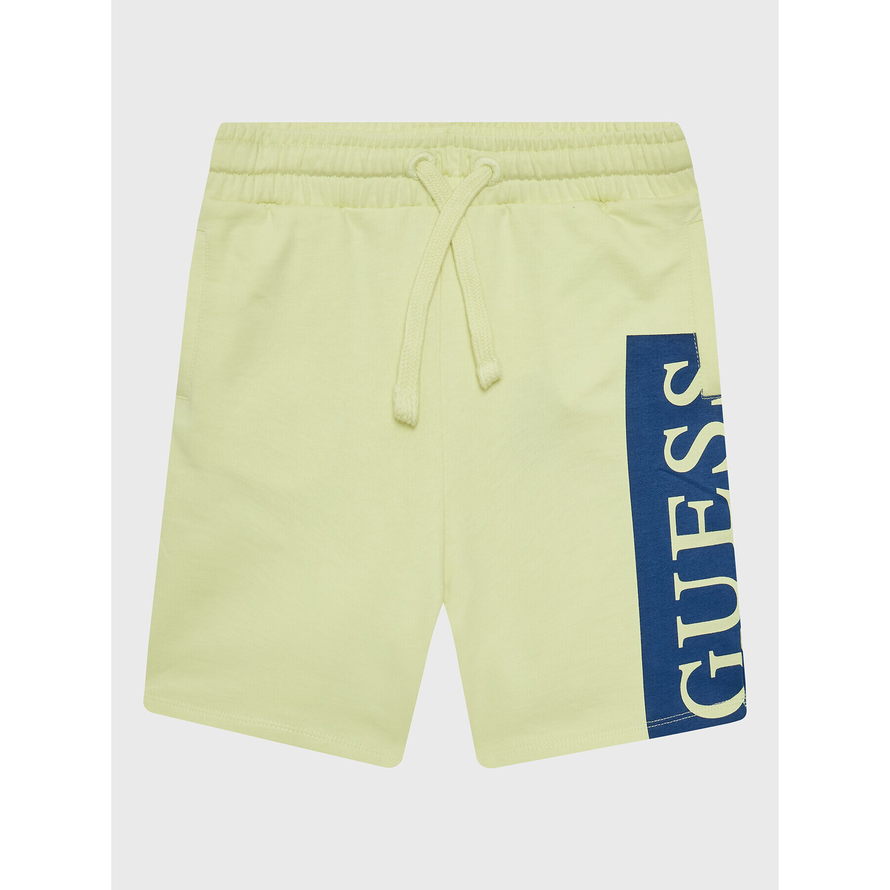 Guess Športne kratke hlače L3GD03 KA6R0 Rumena Relaxed Fit - Pepit.si