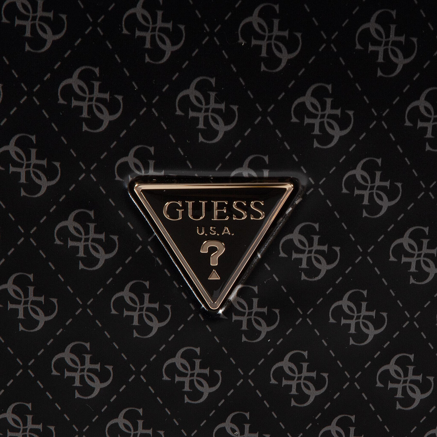 Guess Velik trdi kovček Jesco Travel TWH838 99880 Črna - Pepit.si