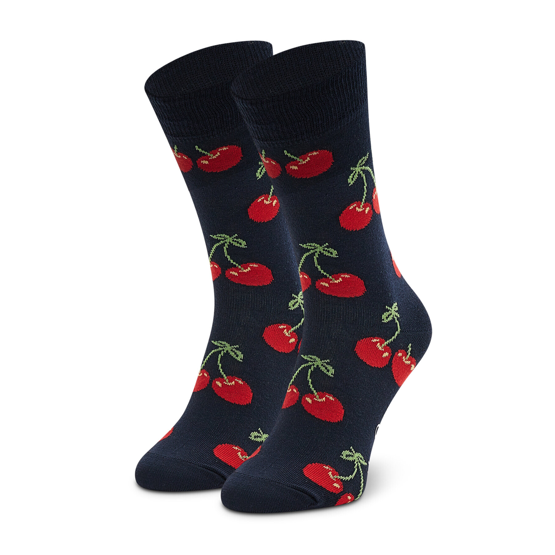 Happy Socks Visoke nogavice Unisex CHE01-6050 Mornarsko modra - Pepit.si