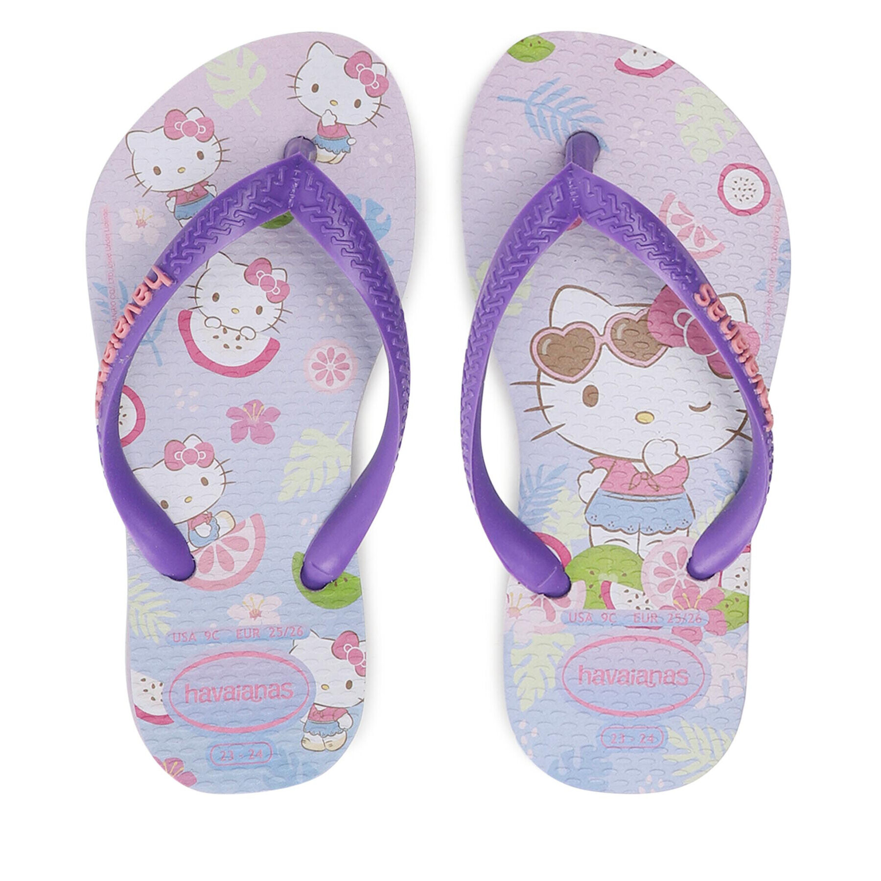 Havaianas Japonke K Sl Hello Kitty 41457485251 Vijolična - Pepit.si