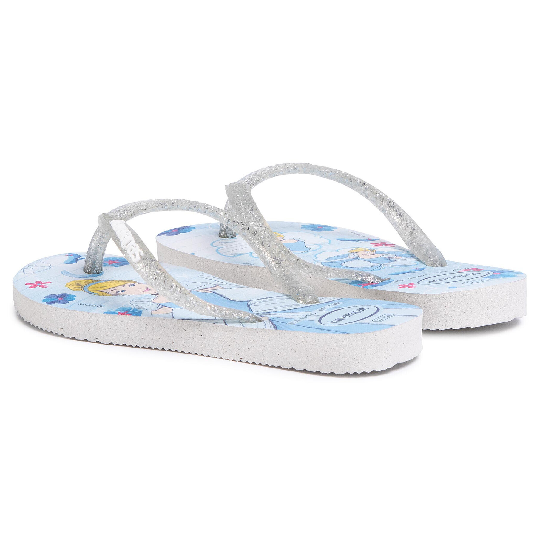 Havaianas Japonke Kids Slim Princess 41233287819 Srebrna - Pepit.si