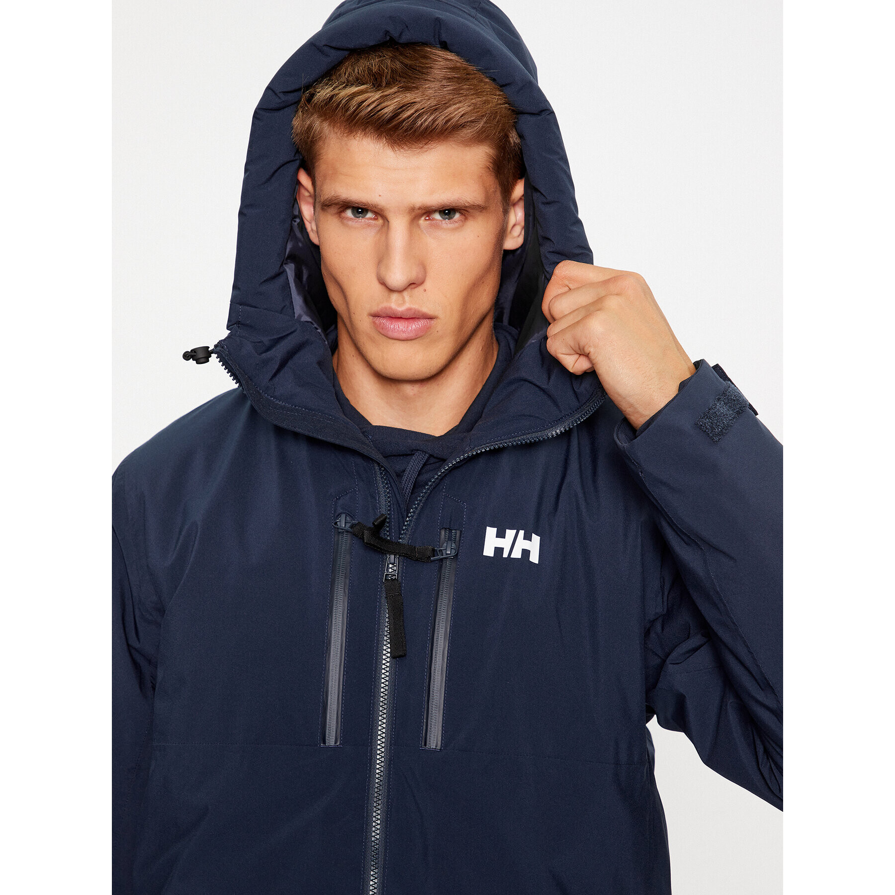 Helly Hansen Dežna jakna Rain Parka 54002 Mornarsko modra Regular Fit - Pepit.si