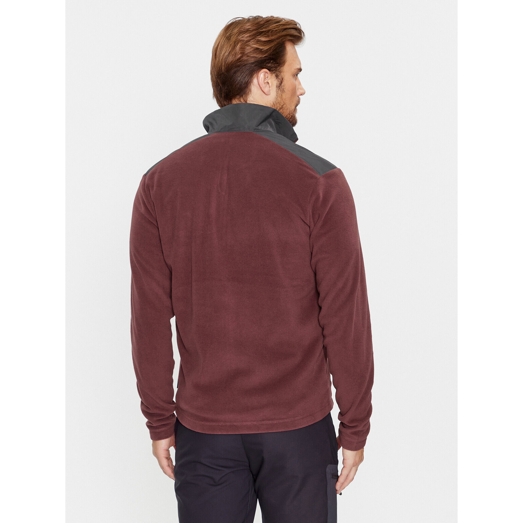 Helly Hansen Flis Daybreaker Block 49454 Bordo rdeča Regular Fit - Pepit.si