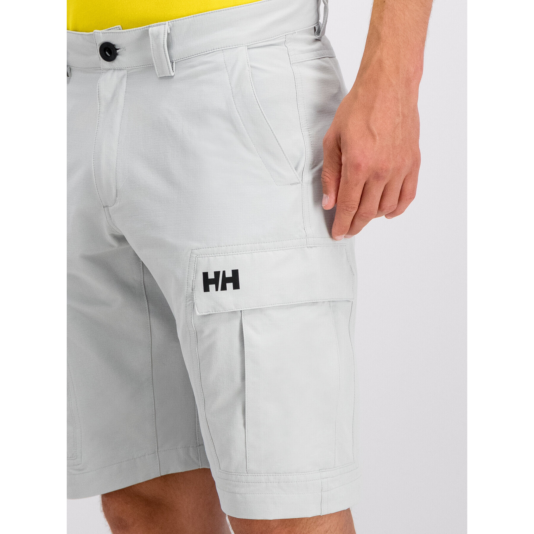 Helly Hansen Kratke hlače iz tkanine HH QD Cargo Shorts 11 54154 Siva Regular Fit - Pepit.si