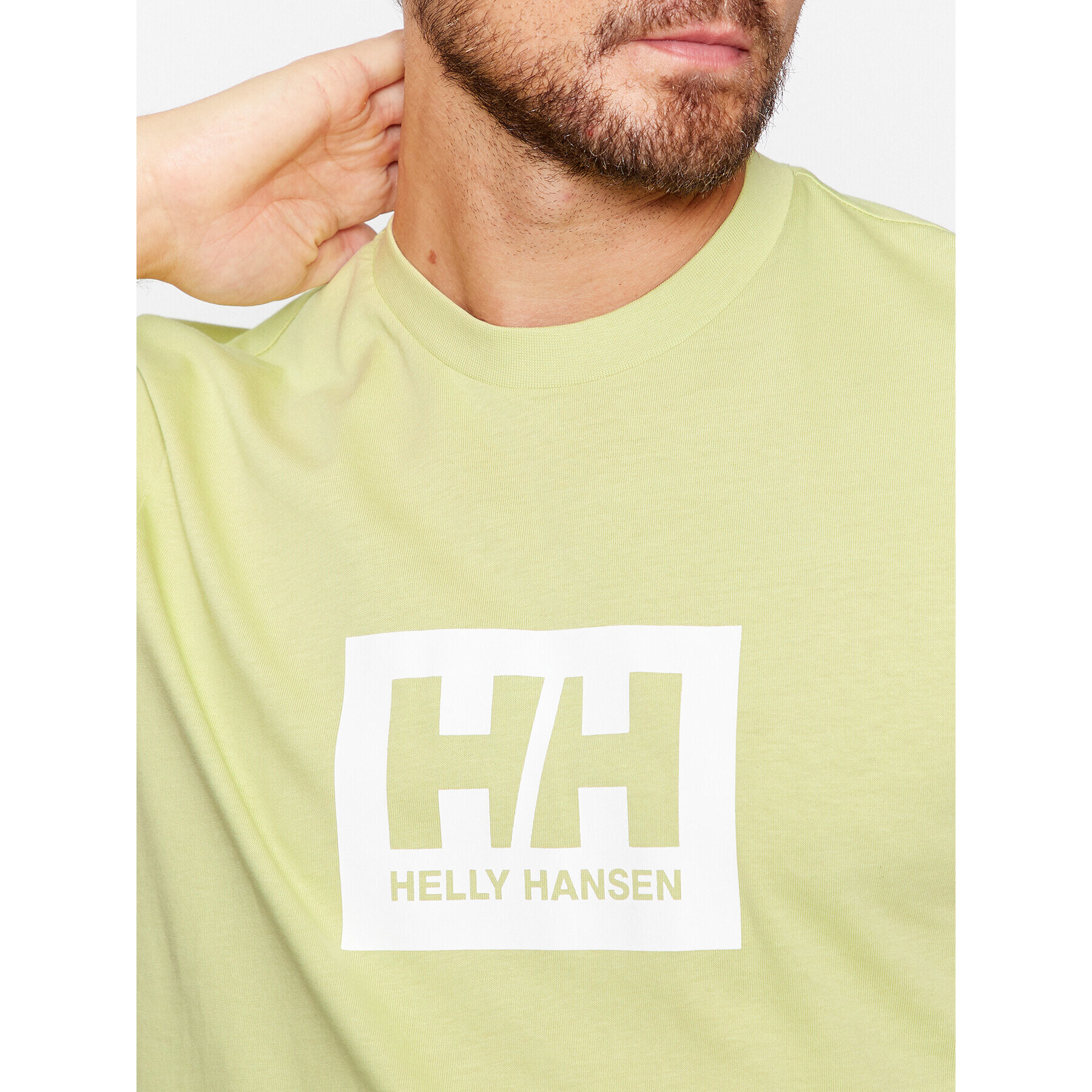 Helly Hansen Majica Box 53285 Zelena Regular Fit - Pepit.si