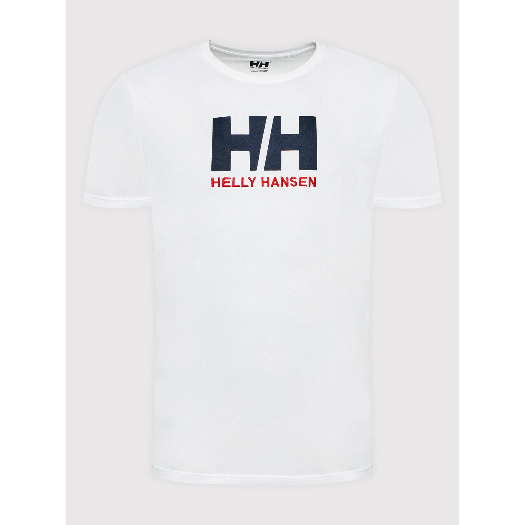 Helly Hansen Majica Logo 33979 Bela Regular Fit - Pepit.si