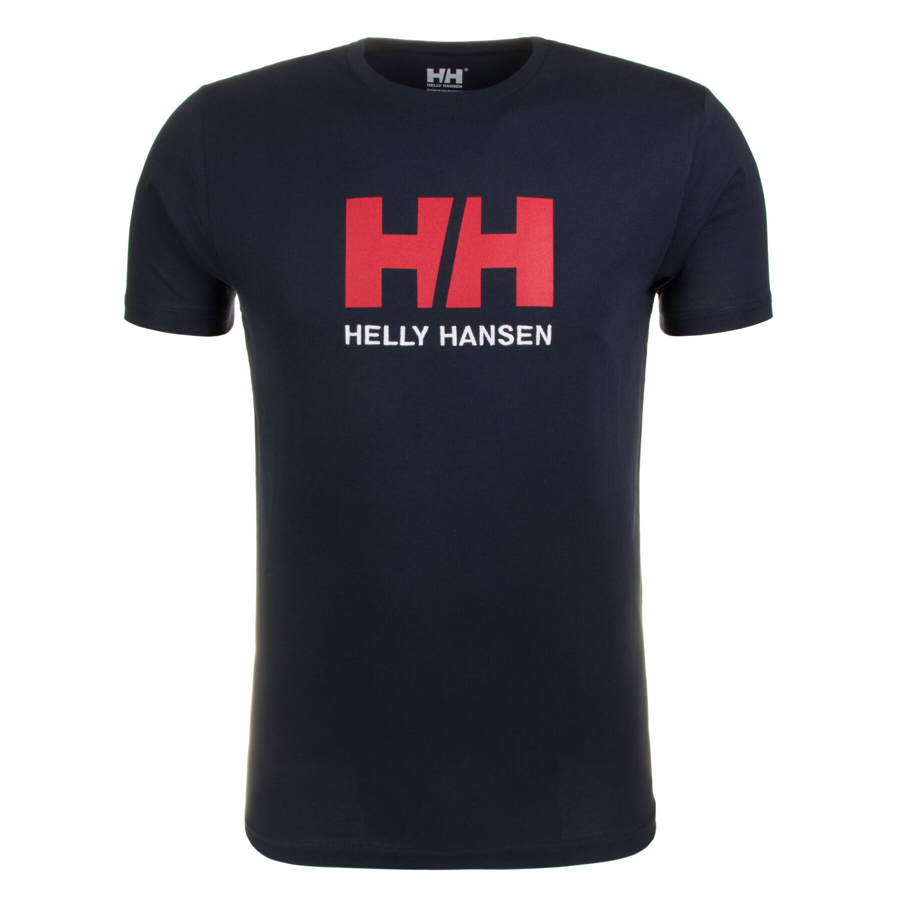 Helly Hansen Majica Logo 33979 Mornarsko modra Regular Fit - Pepit.si