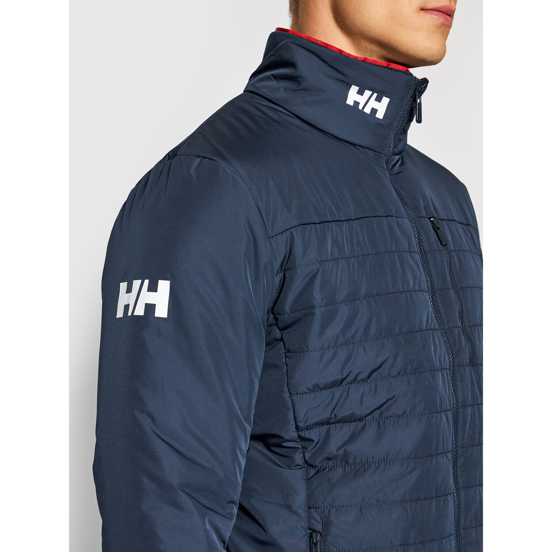 Helly Hansen Mornarska jakna Crew Insulator 2.0 30343 Mornarsko modra Regular Fit - Pepit.si