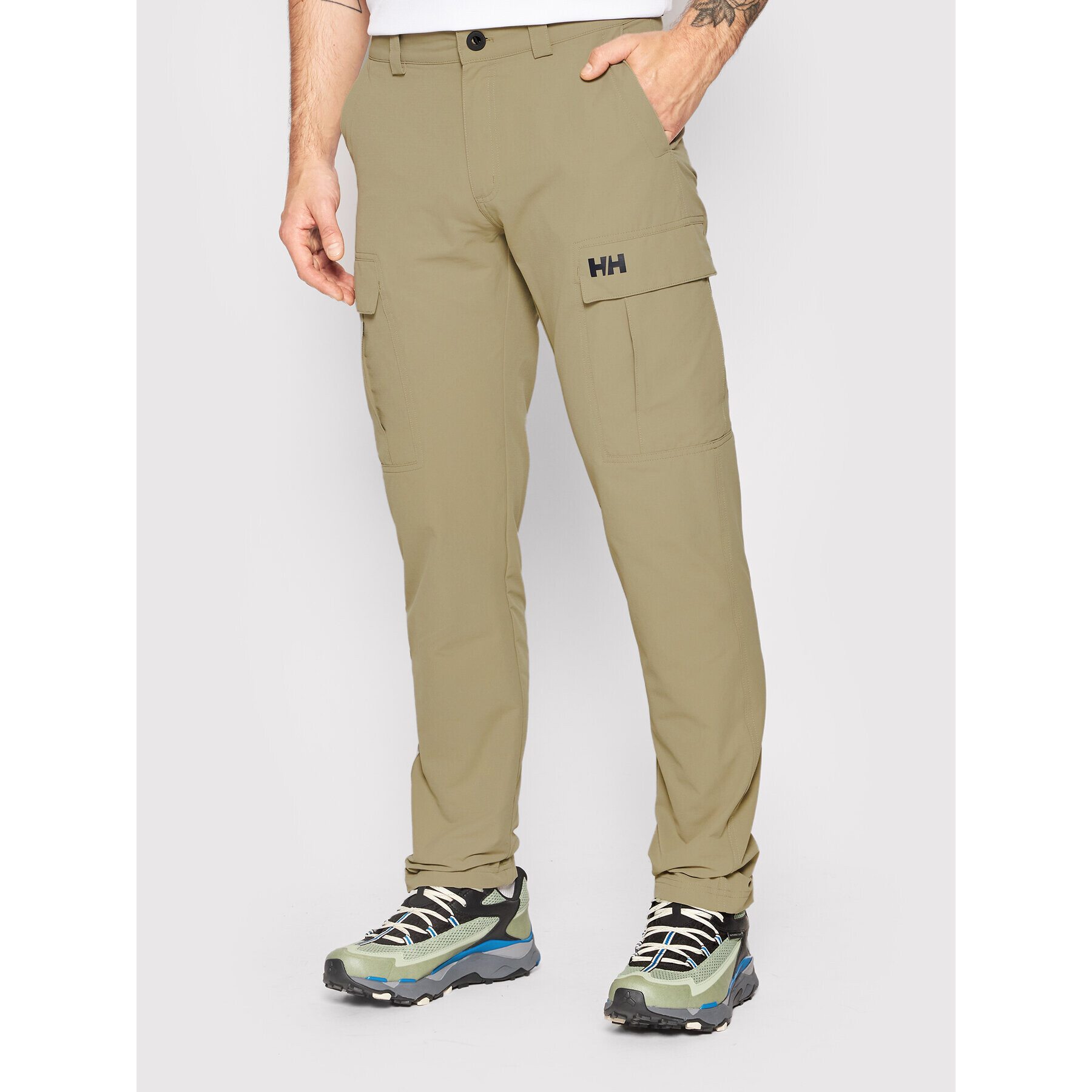 Helly Hansen Pohodne hlače Cargo 33996 Bež Regular Fit - Pepit.si