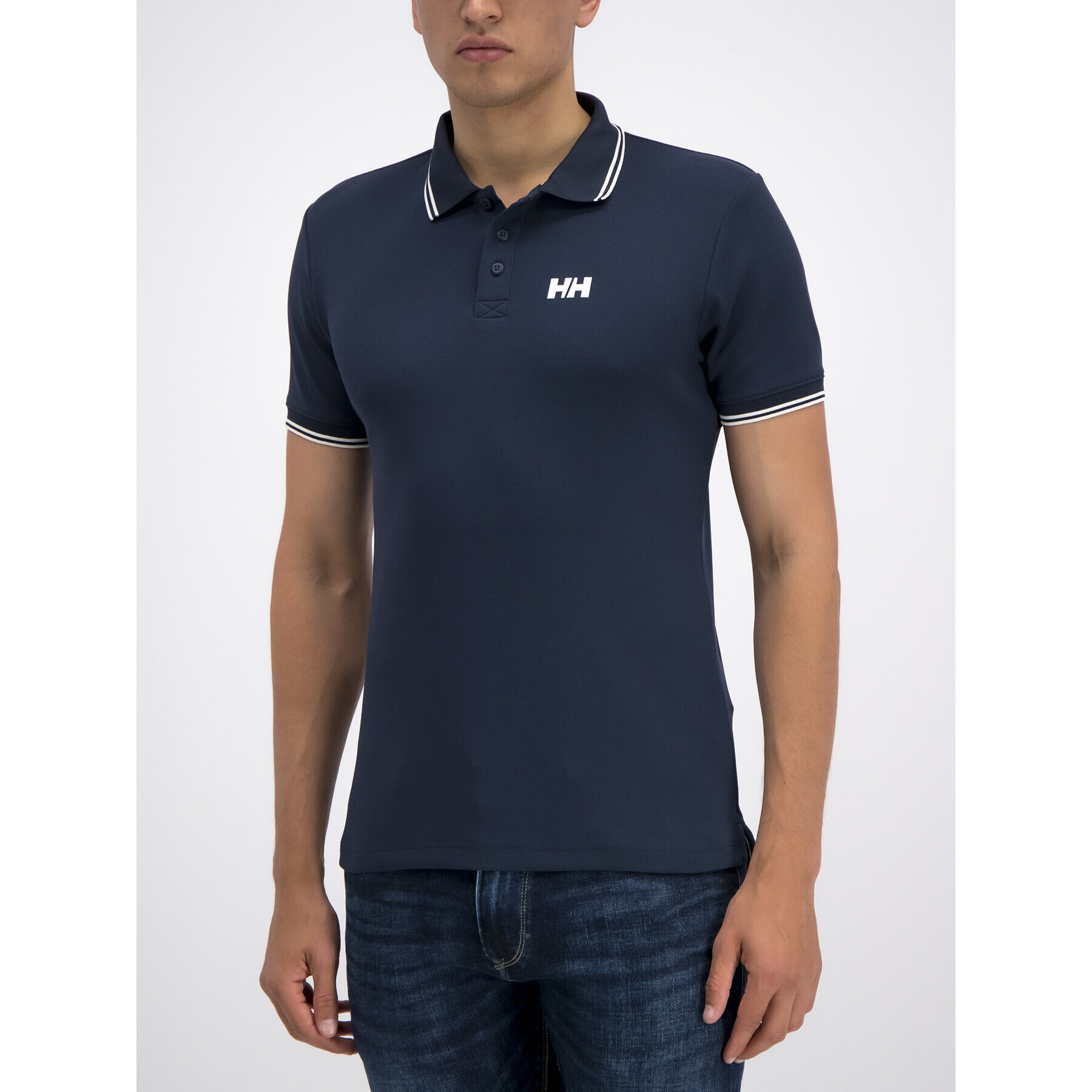 Helly Hansen Polo majica Kos 34068 Mornarsko modra Fitted Fit - Pepit.si