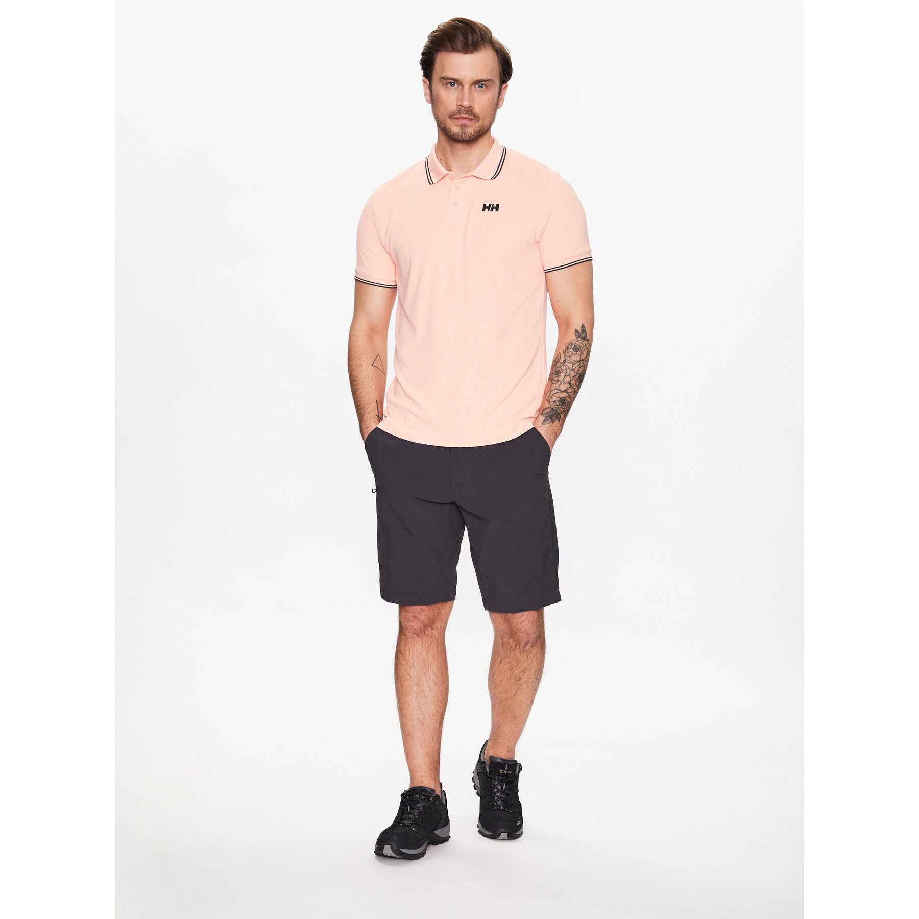 Helly Hansen Polo majica Kos 34068 Oranžna Fitted Fit - Pepit.si