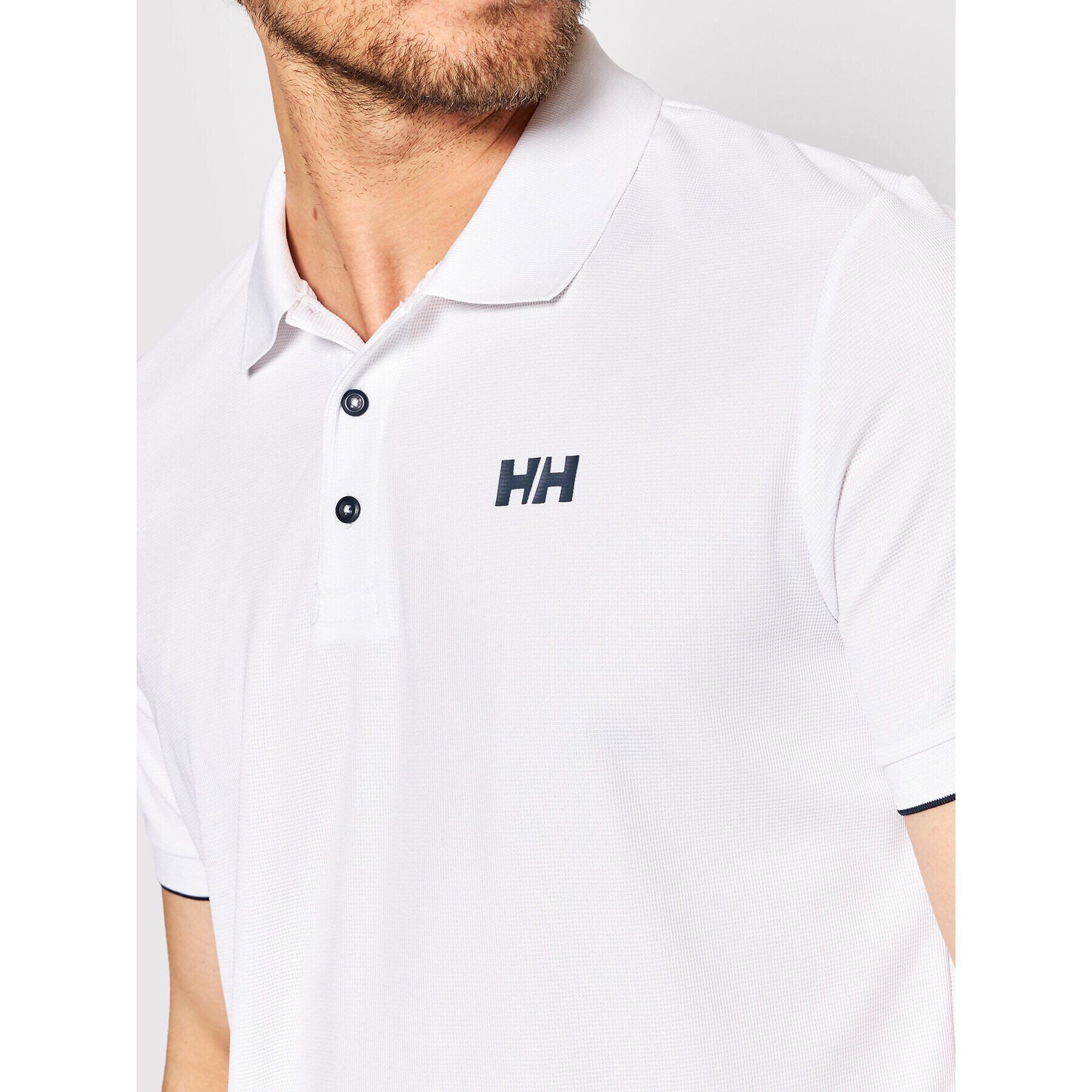 Helly Hansen Polo majica Ocean 34207 Bela Regular Fit - Pepit.si