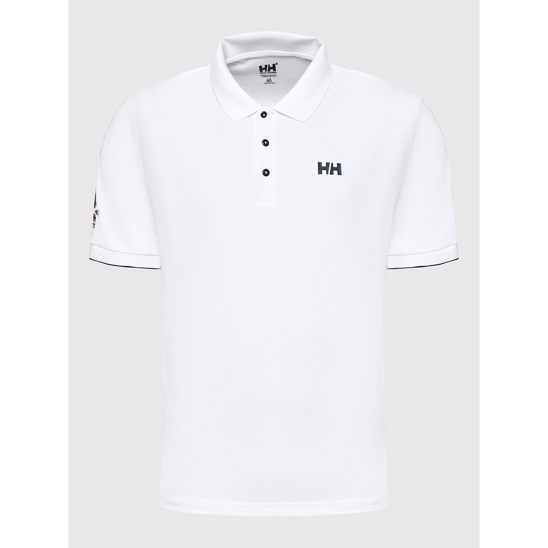 Helly Hansen Polo majica Ocean 34207 Bela Regular Fit - Pepit.si