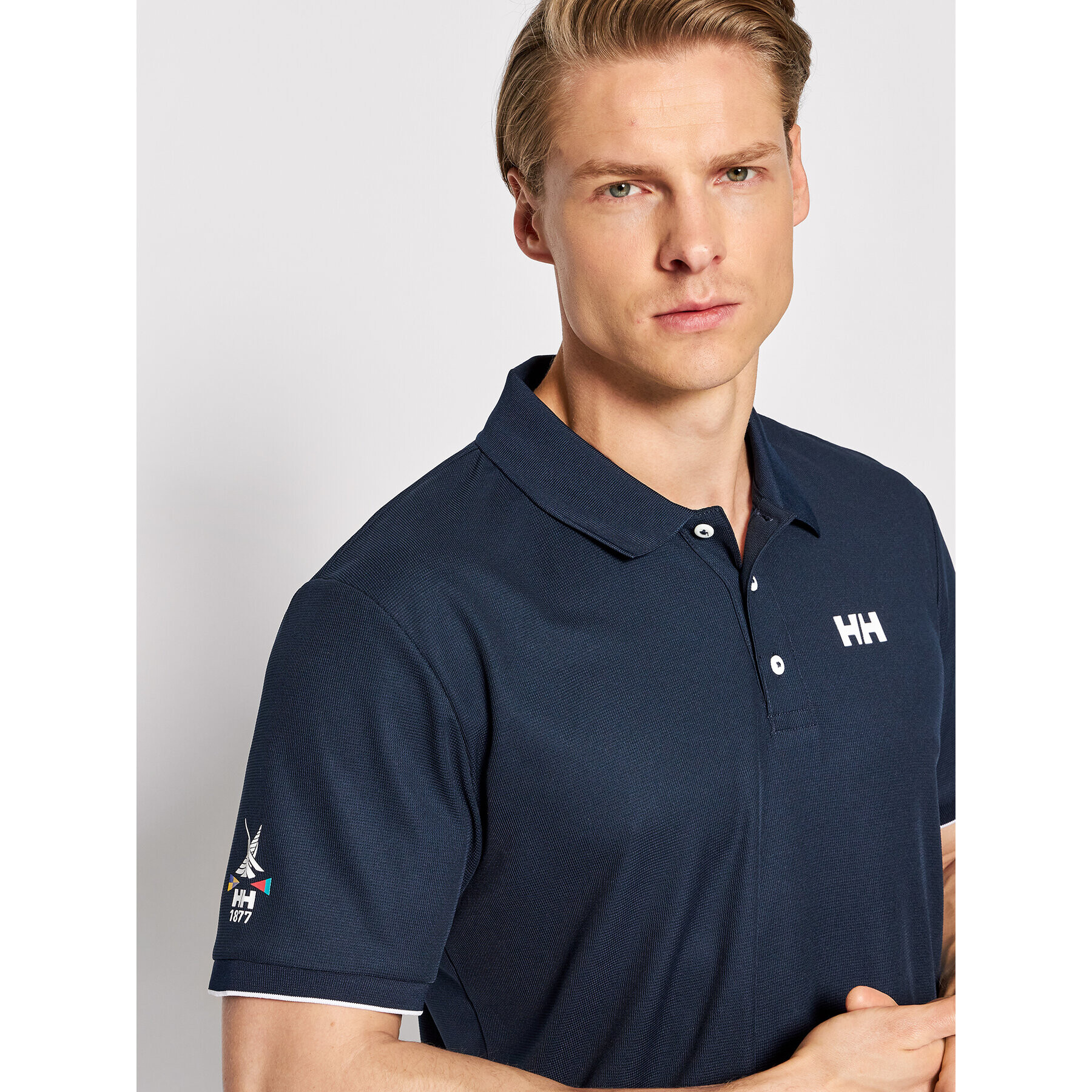 Helly Hansen Polo majica Ocean 34207 Mornarsko modra Regular Fit - Pepit.si