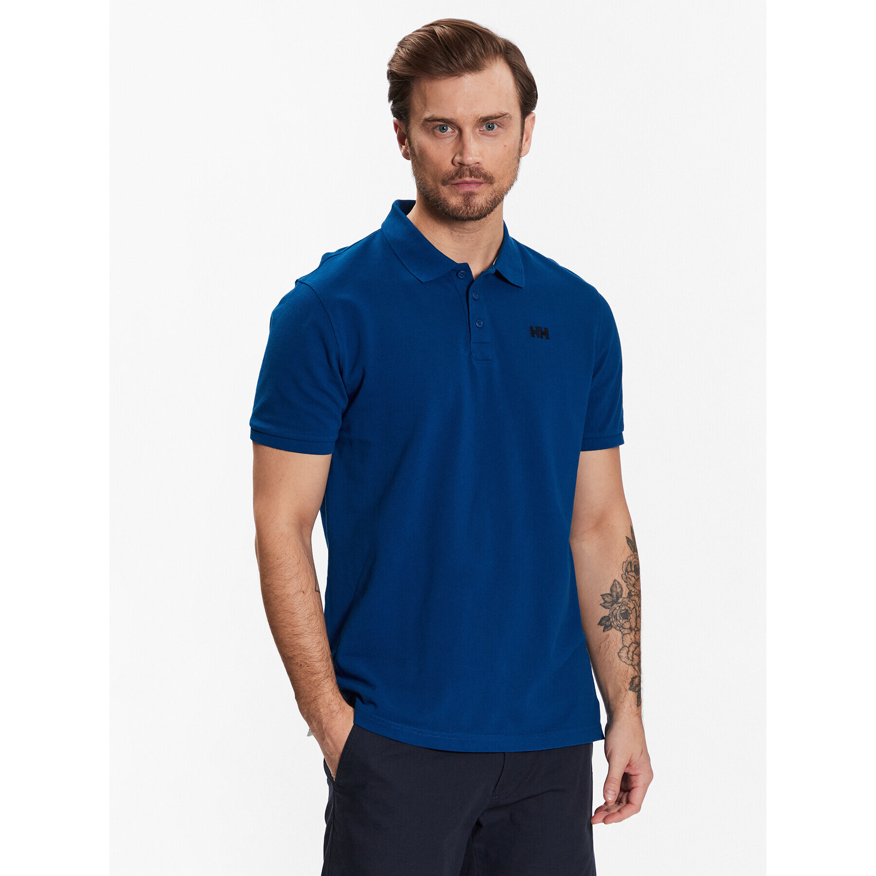 Helly Hansen Polo majica Transat 33980 Modra Regular Fit - Pepit.si