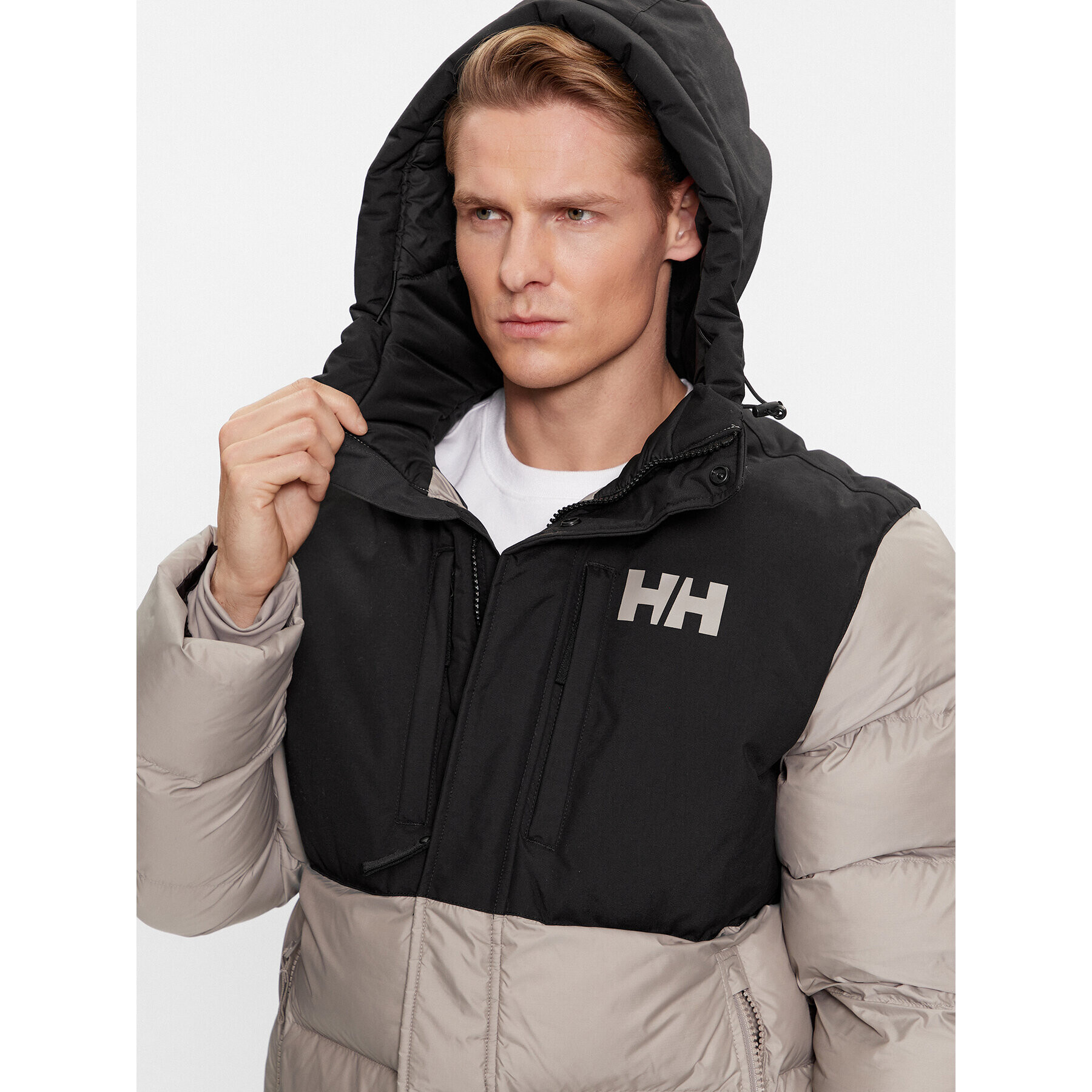 Helly Hansen Puhovka Active Puffy Long 53522 Bež Regular Fit - Pepit.si