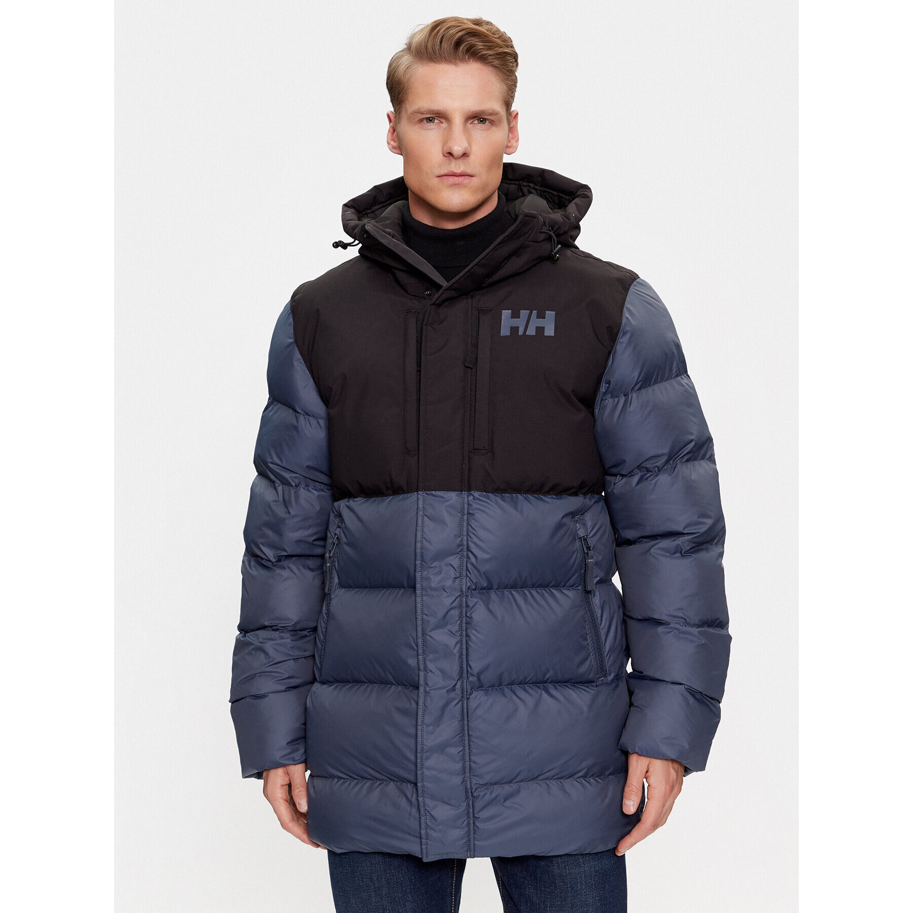 Helly Hansen Puhovka Long 53522 Mornarsko modra Regular Fit - Pepit.si