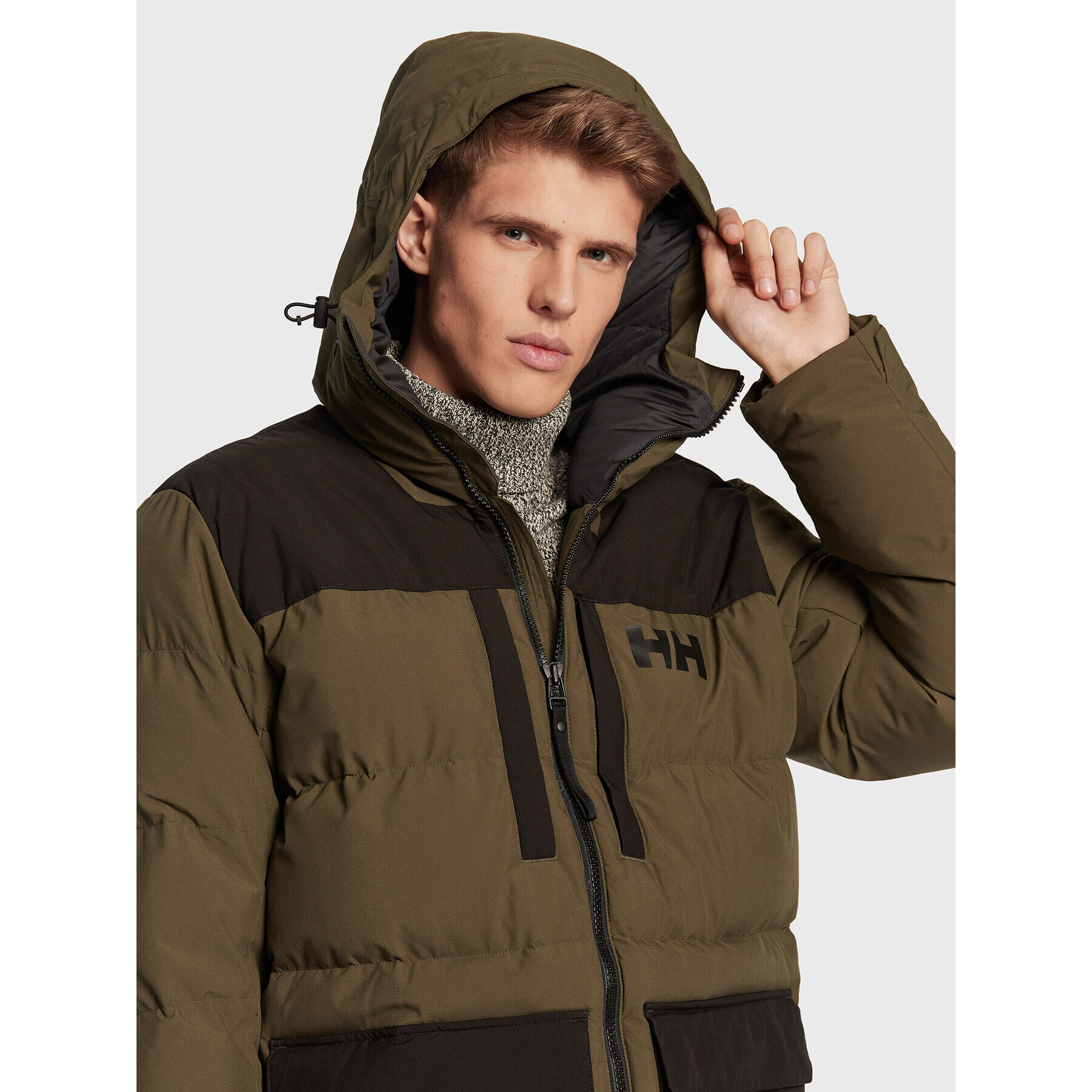 Helly Hansen Puhovka Patrol 53873 Khaki Regular Fit - Pepit.si