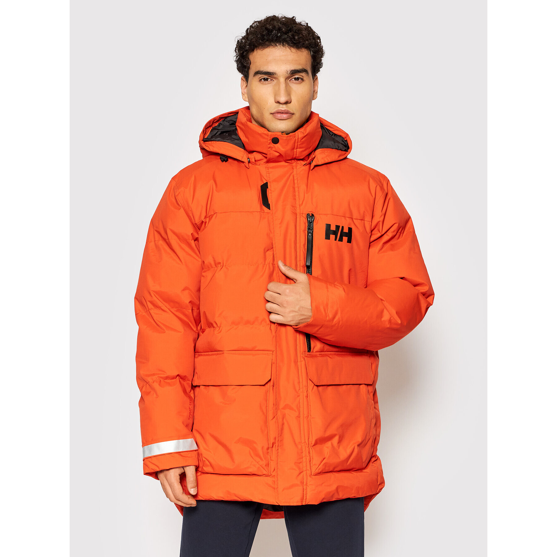 Helly Hansen Puhovka Tromsoe 53074 Oranžna Regular Fit - Pepit.si