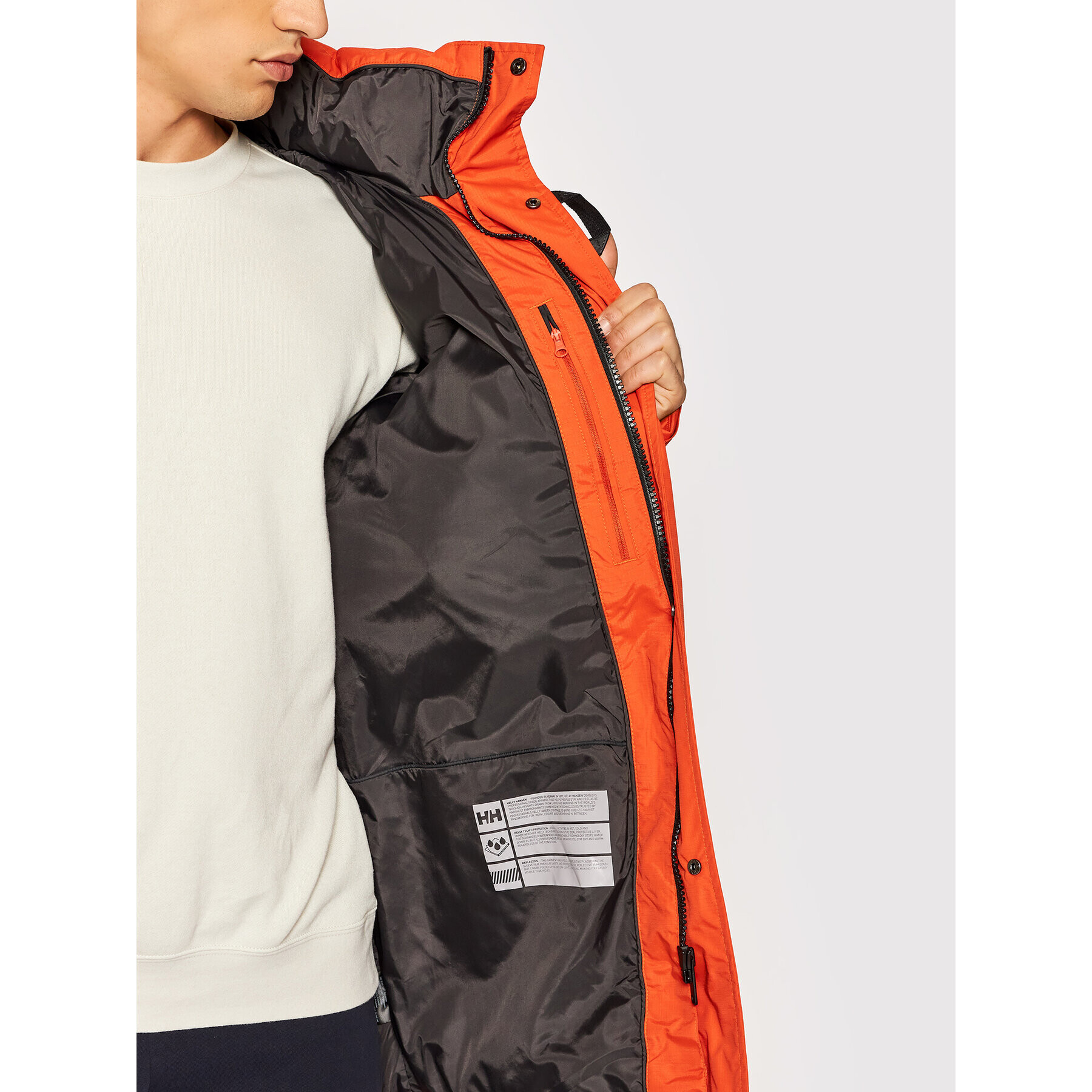 Helly Hansen Puhovka Tromsoe 53074 Oranžna Regular Fit - Pepit.si