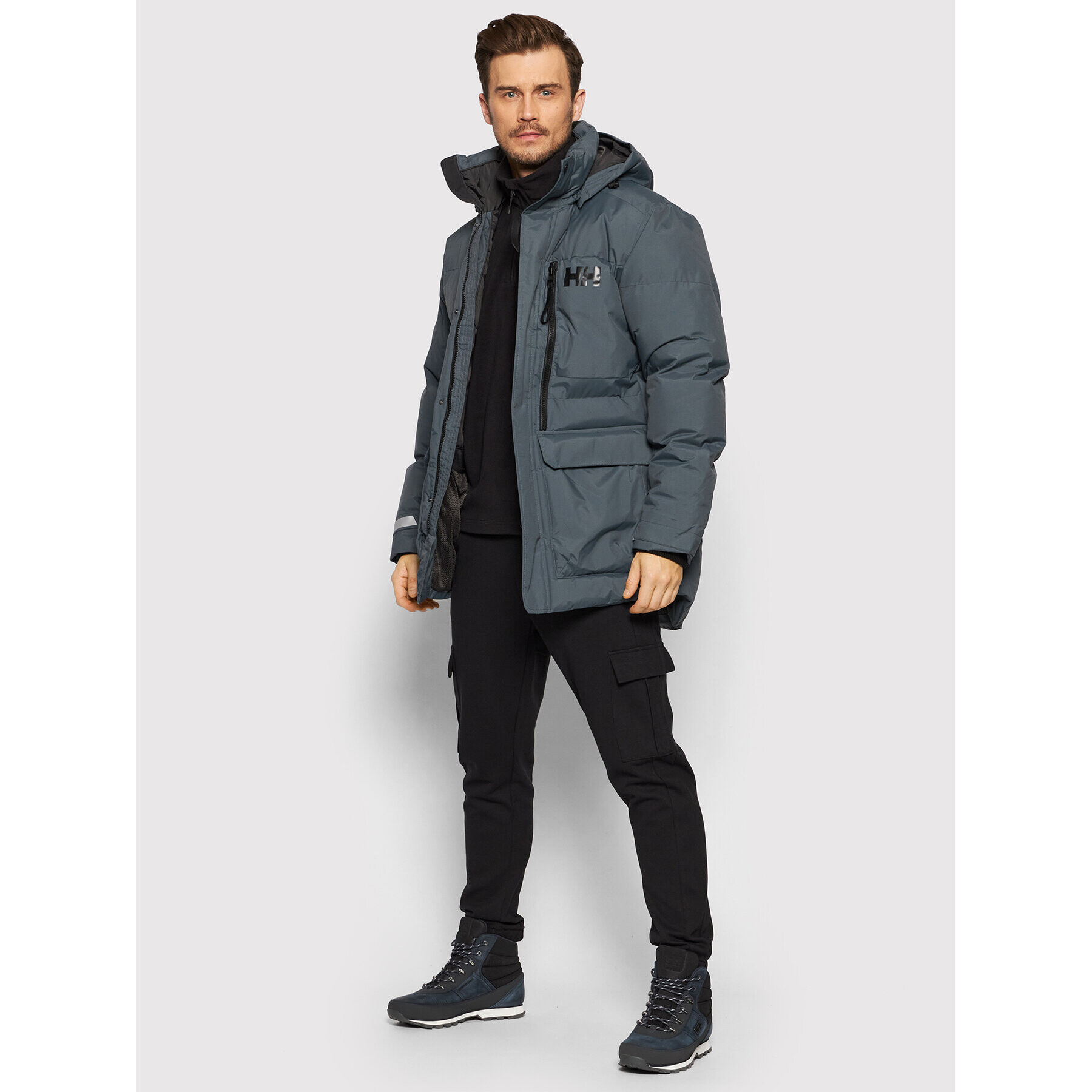 Helly Hansen Puhovka Tromsoe 53074 Siva Regular Fit - Pepit.si