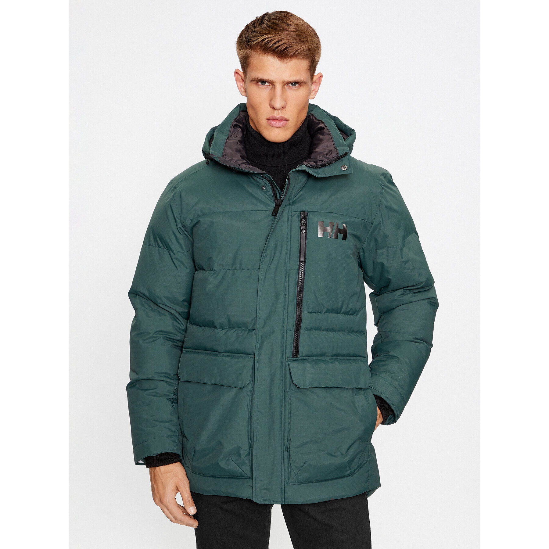 Helly Hansen Puhovka Tromsoe 53074 Zelena Regular Fit - Pepit.si