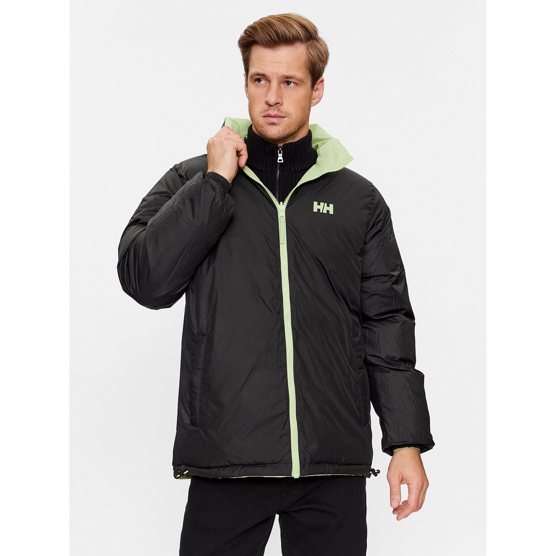 Helly Hansen Puhovka Yu 23 Reversible Puffer 54060 Zelena Regular Fit - Pepit.si